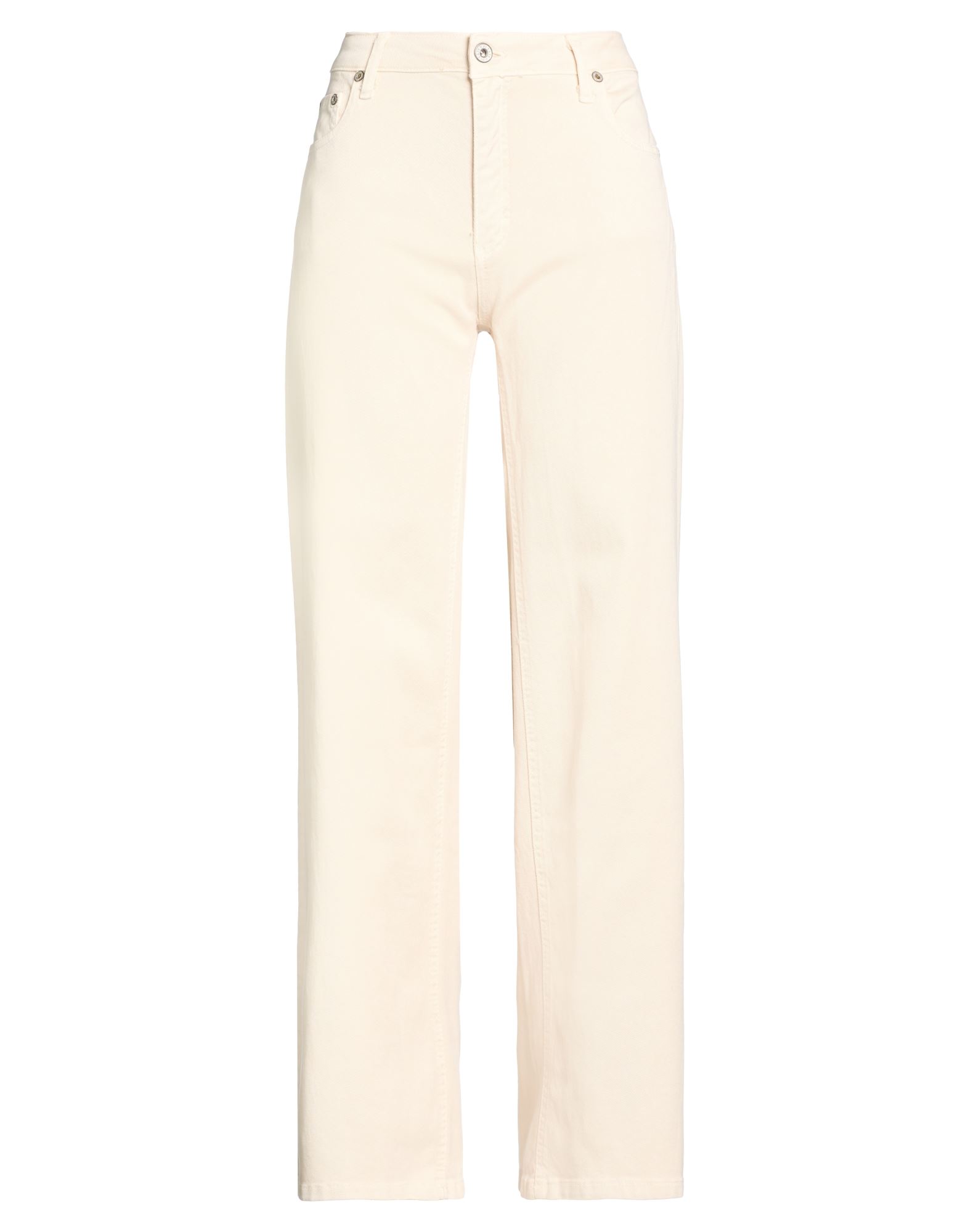 PLEASE Jeanshose Damen Cremeweiß von PLEASE