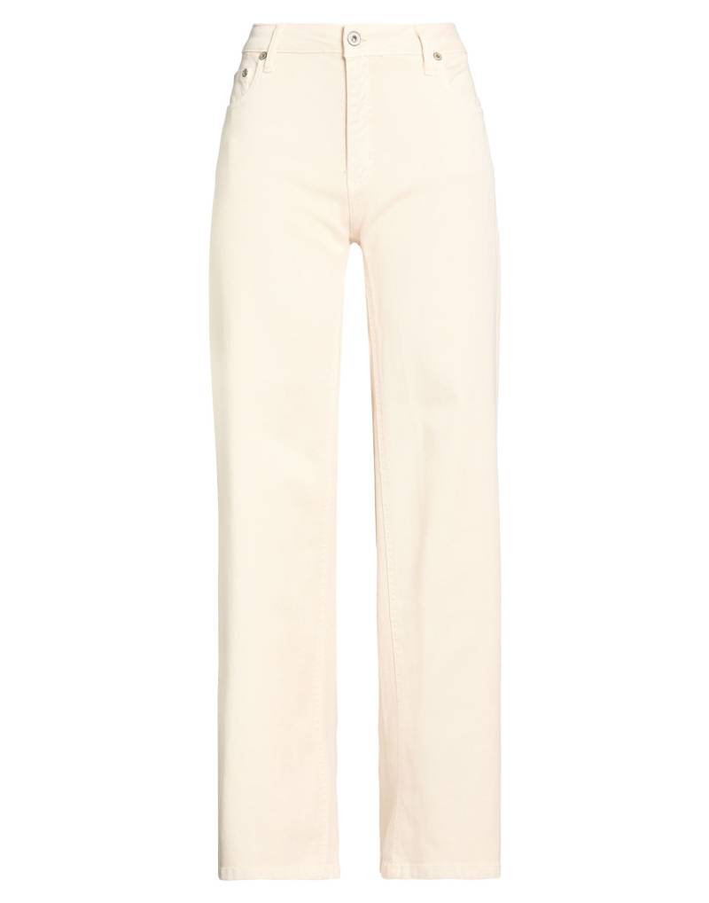 PLEASE Jeanshose Damen Cremeweiß von PLEASE