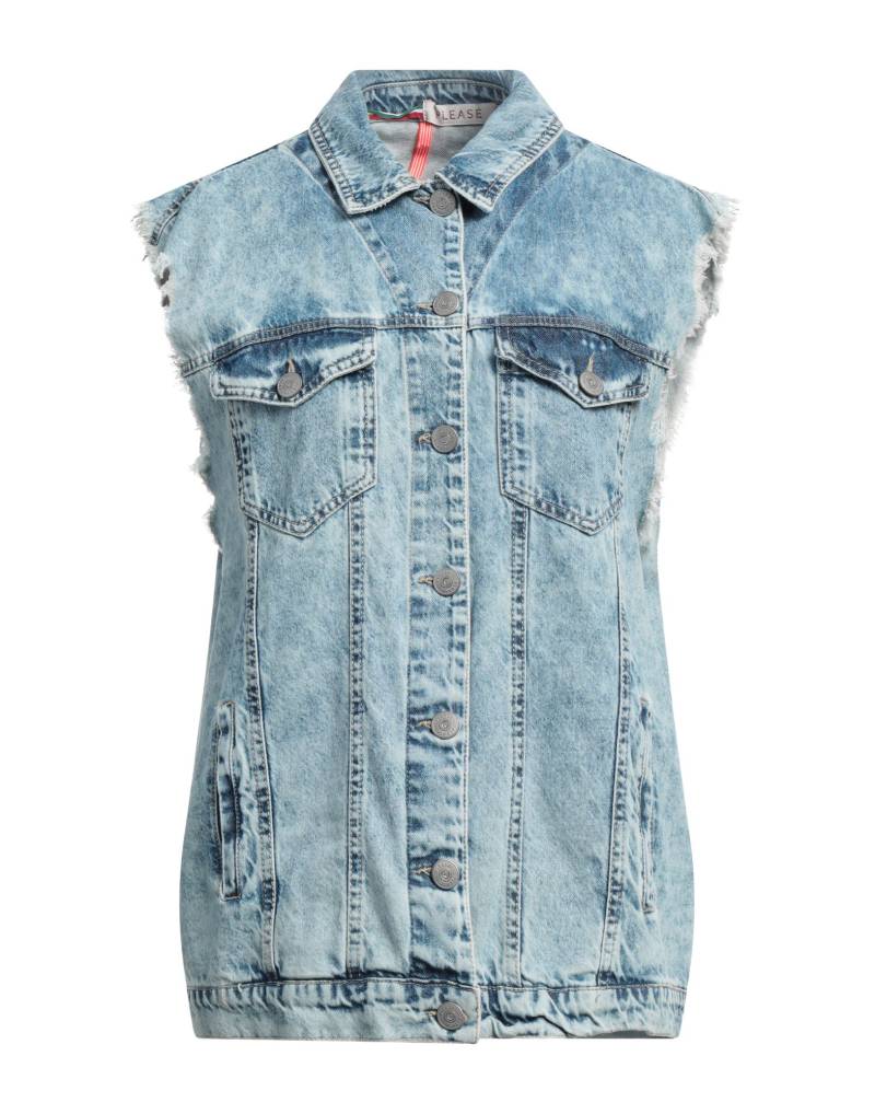 PLEASE Jeansjacke/-mantel Damen Blau von PLEASE