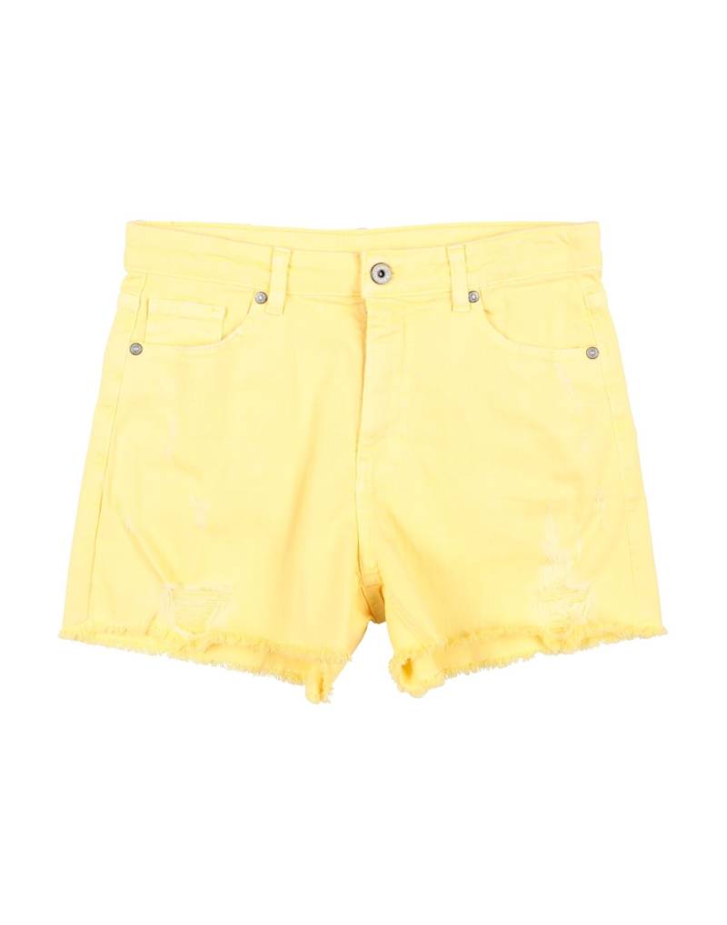 PLEASE Jeansshorts Kinder Gelb von PLEASE