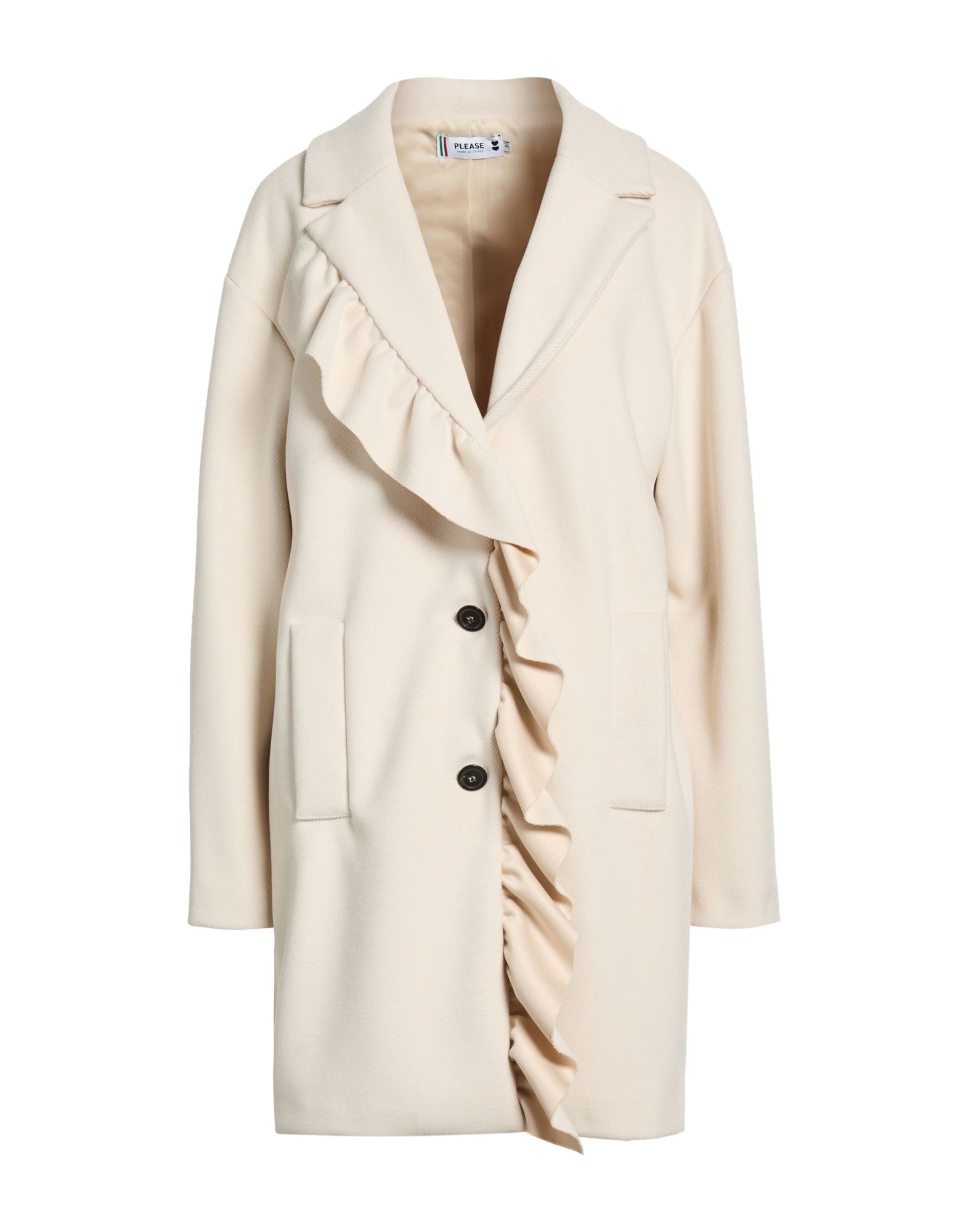 PLEASE Mantel Damen Beige von PLEASE