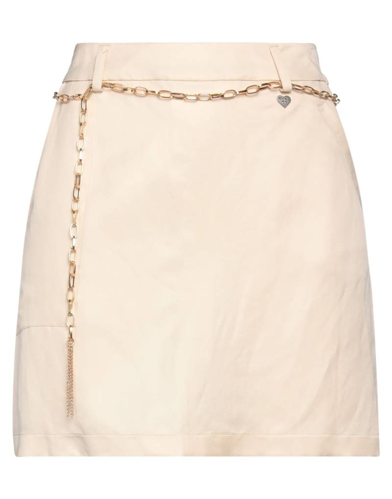 PLEASE Minirock Damen Beige von PLEASE