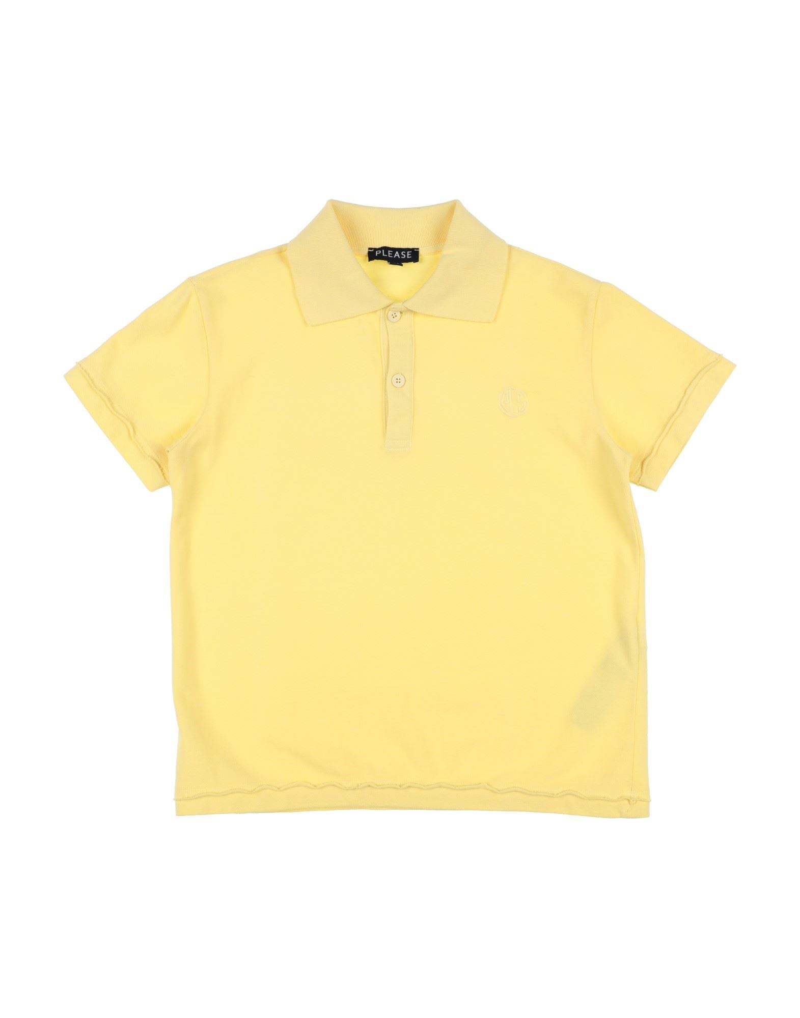 PLEASE Poloshirt Kinder Gelb von PLEASE