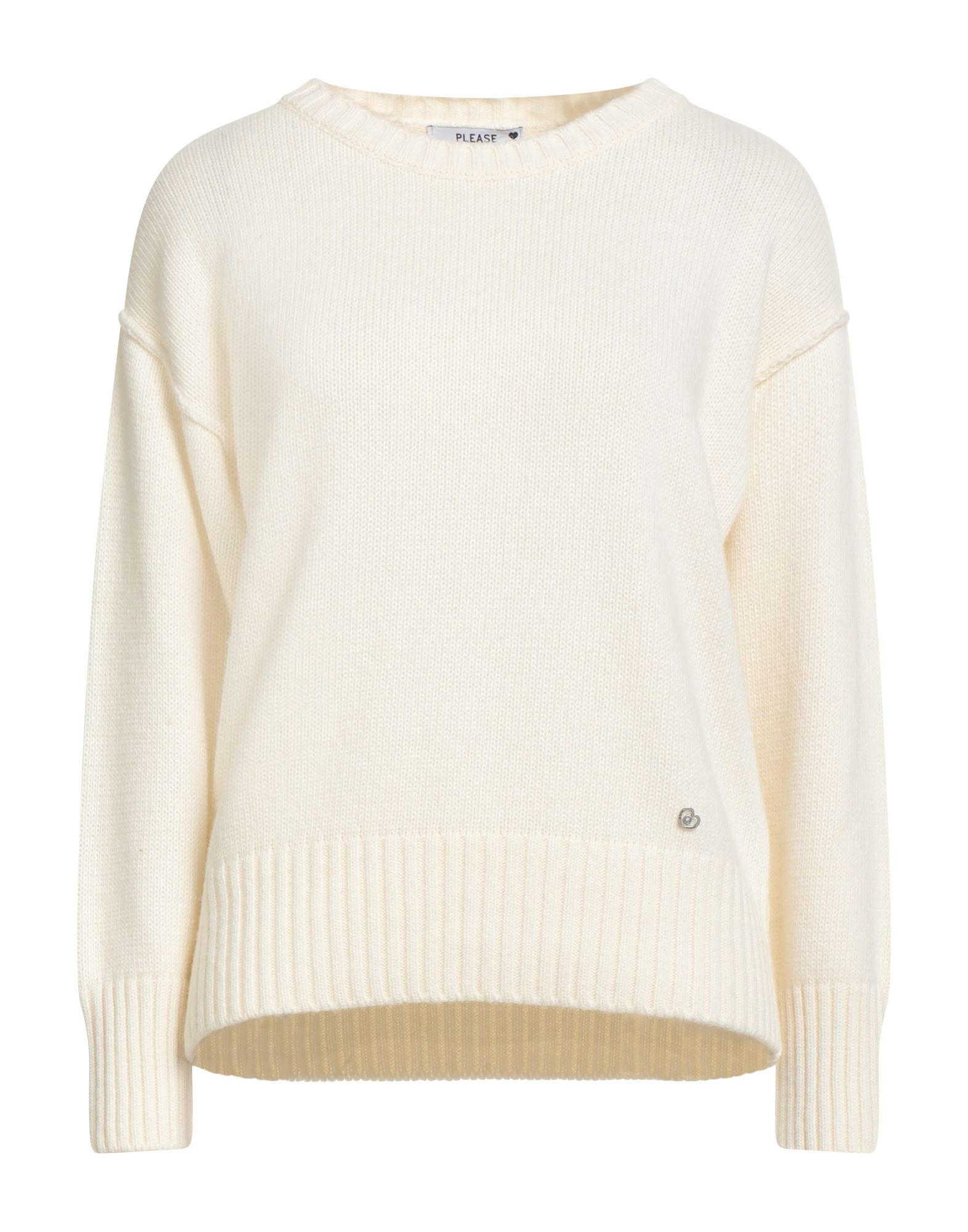 PLEASE Pullover Damen Elfenbein PLEASE Pullover Damen Elfenbein von PLEASE