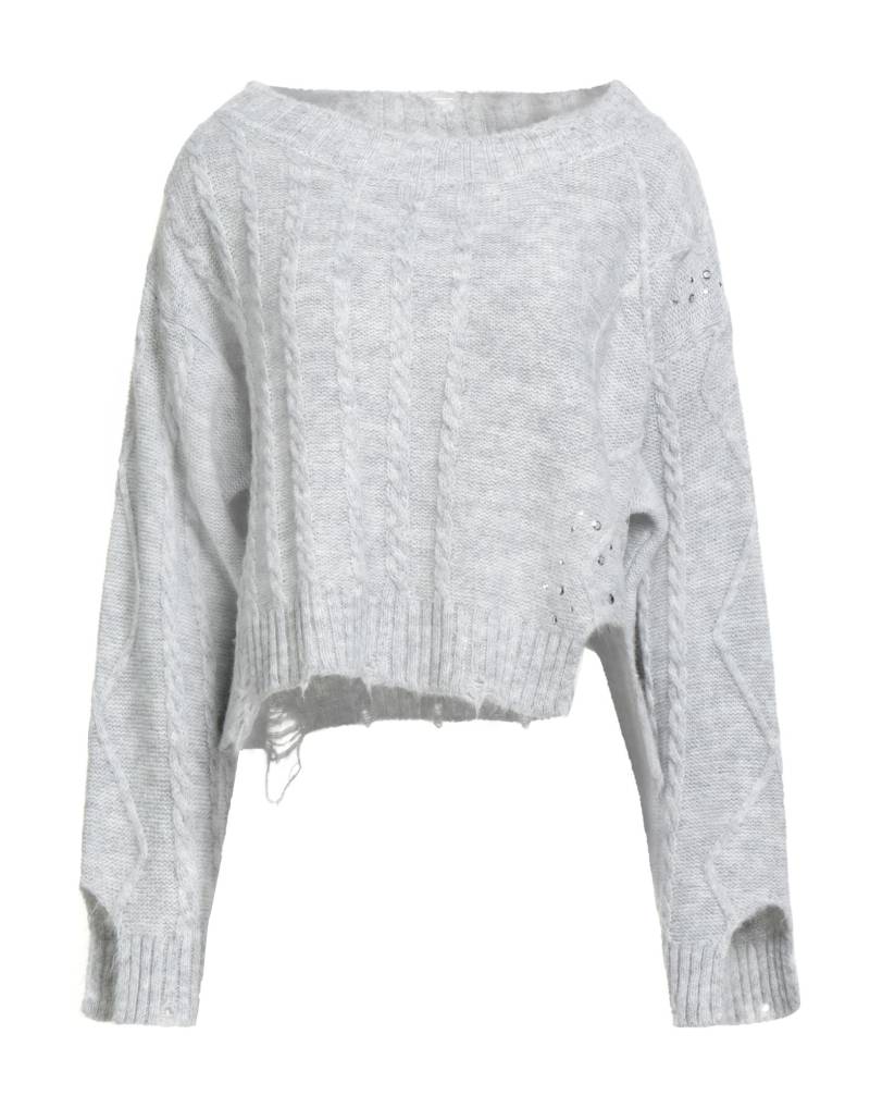 PLEASE Pullover Damen Hellgrau von PLEASE