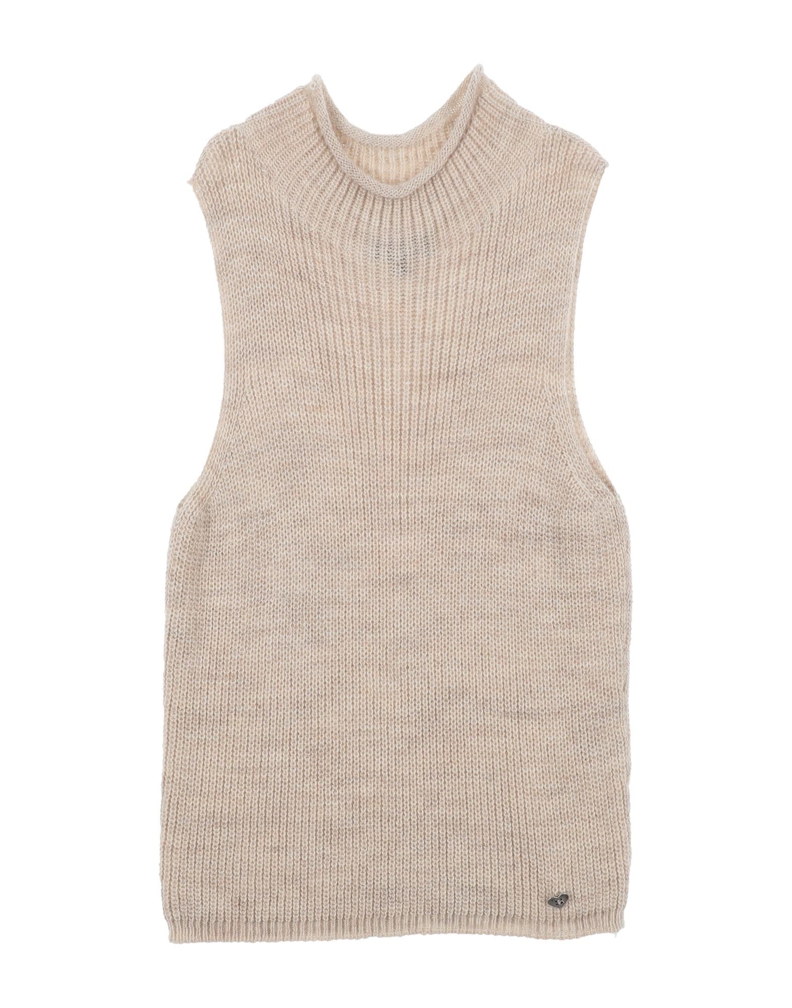 PLEASE Rollkragenpullover Kinder Beige von PLEASE