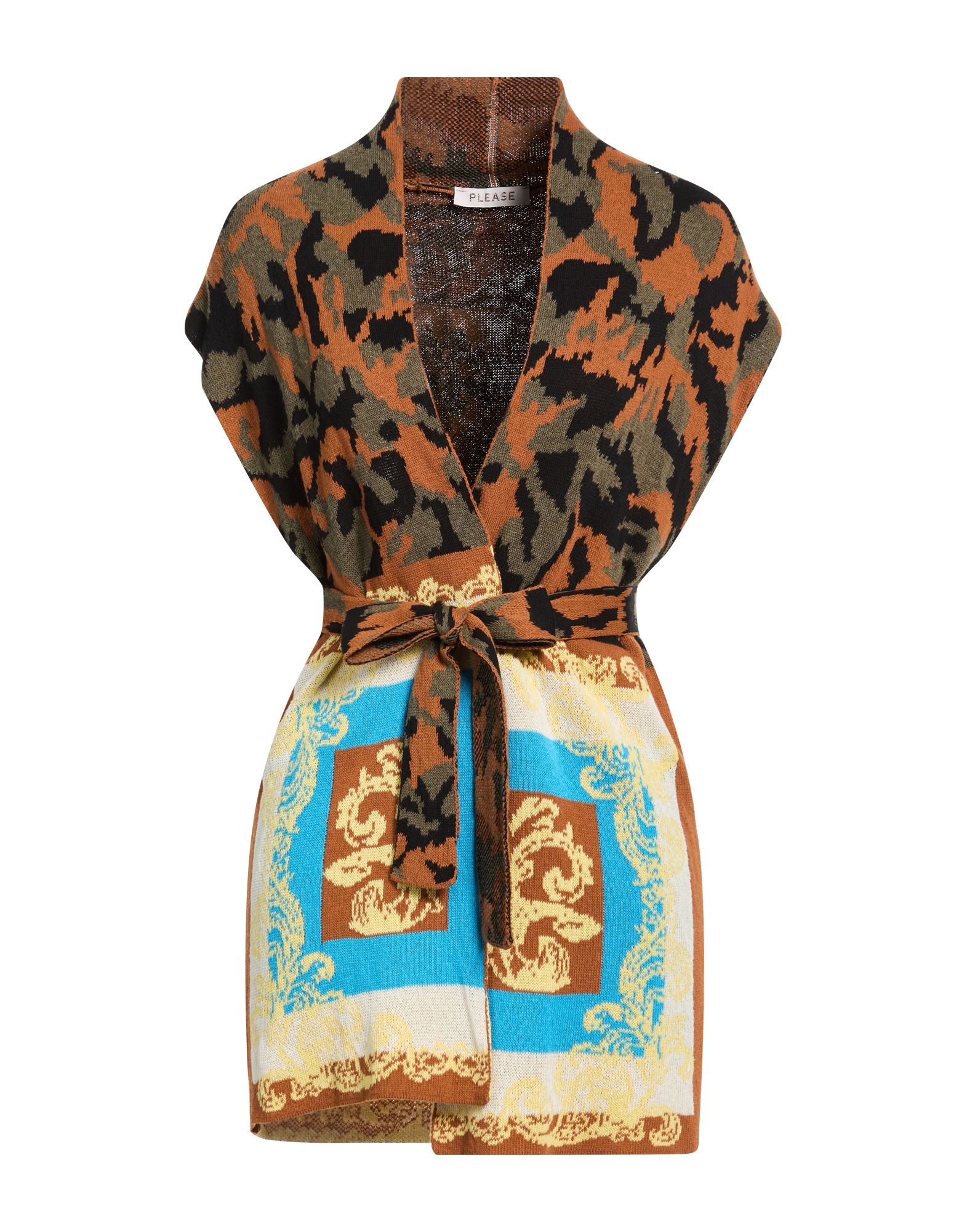 PLEASE Strickjacke Damen Braun von PLEASE