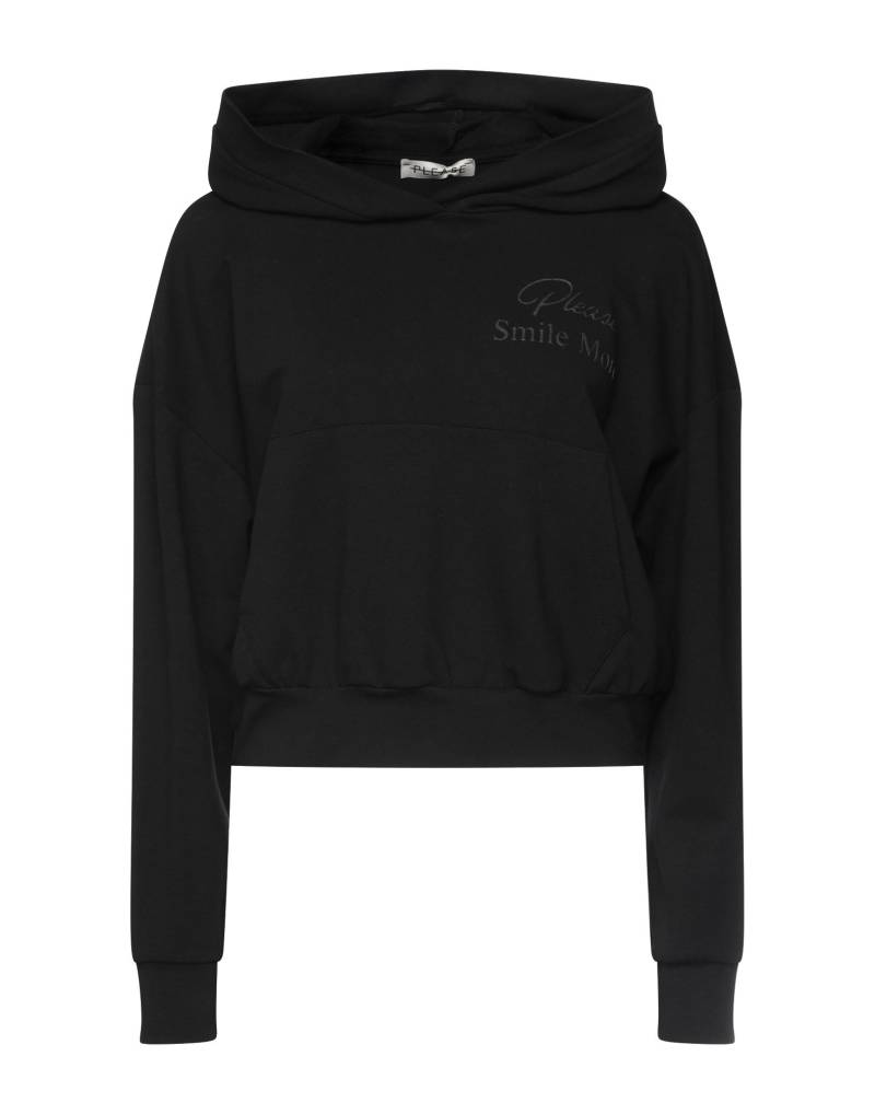 PLEASE Sweatshirt Damen Schwarz von PLEASE