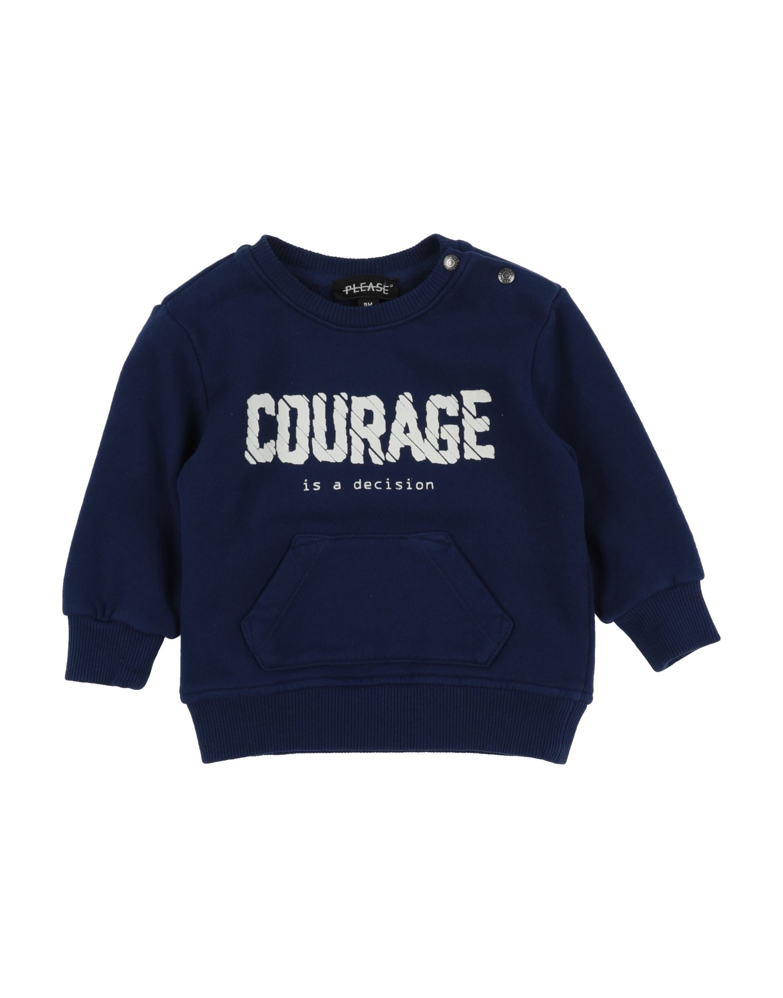 PLEASE Sweatshirt Kinder Blau von PLEASE