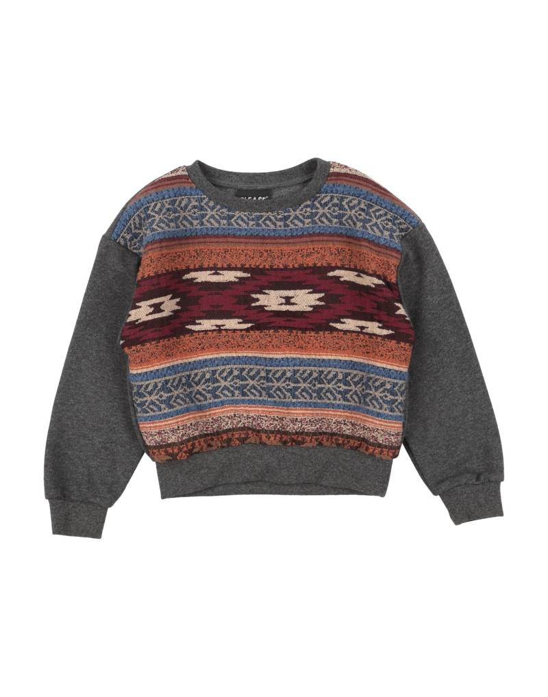 PLEASE Sweatshirt Kinder Bordeaux von PLEASE