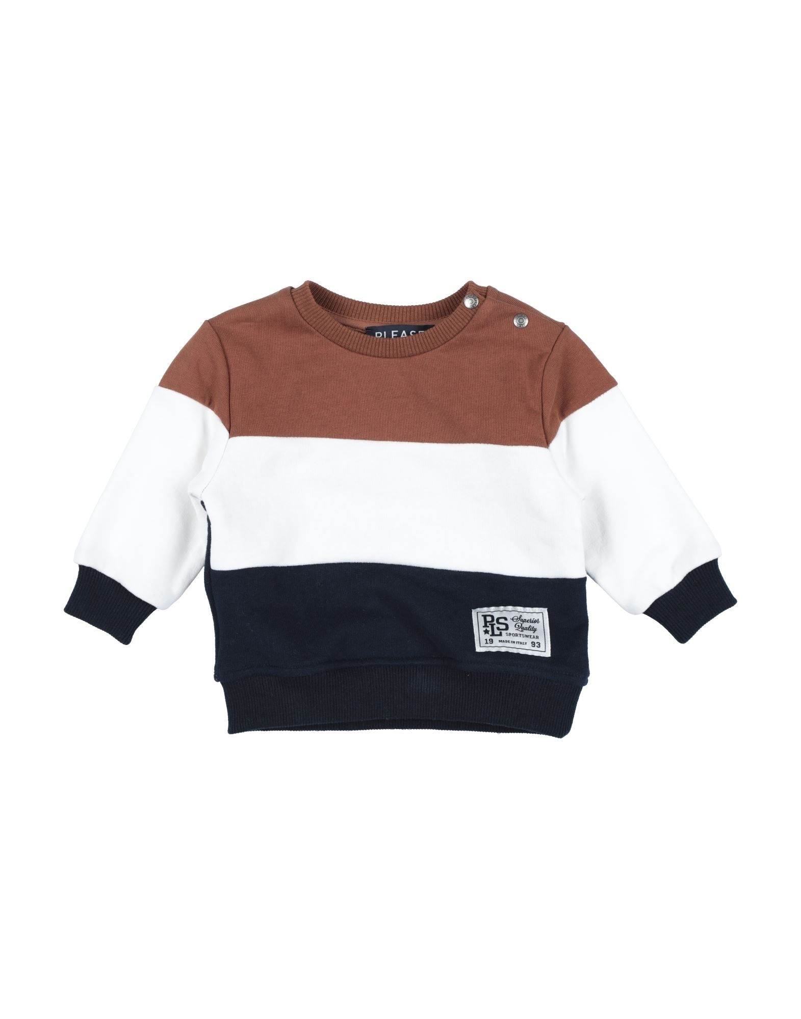 PLEASE Sweatshirt Kinder Braun von PLEASE