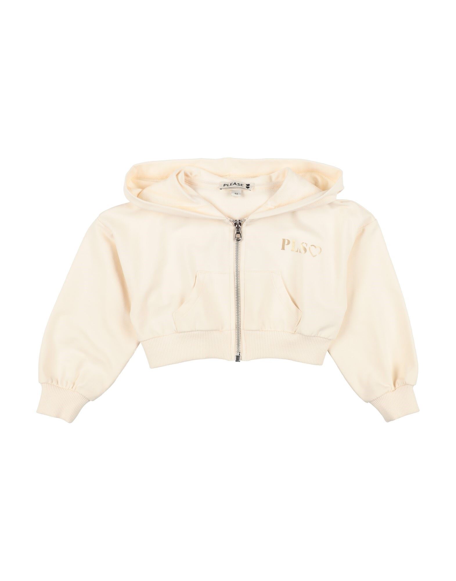 PLEASE Sweatshirt Kinder Cremeweiß von PLEASE