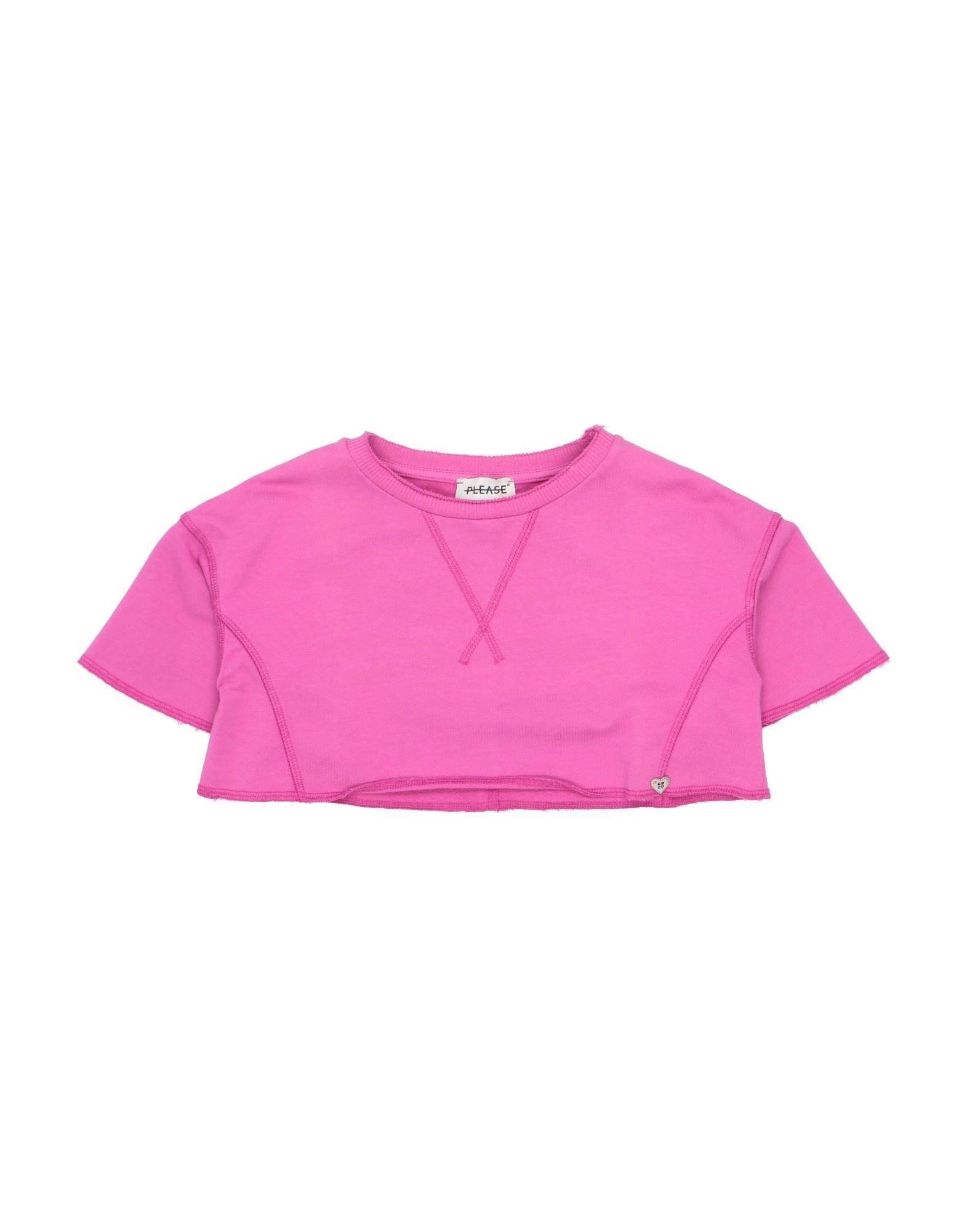 PLEASE Sweatshirt Kinder Fuchsia von PLEASE