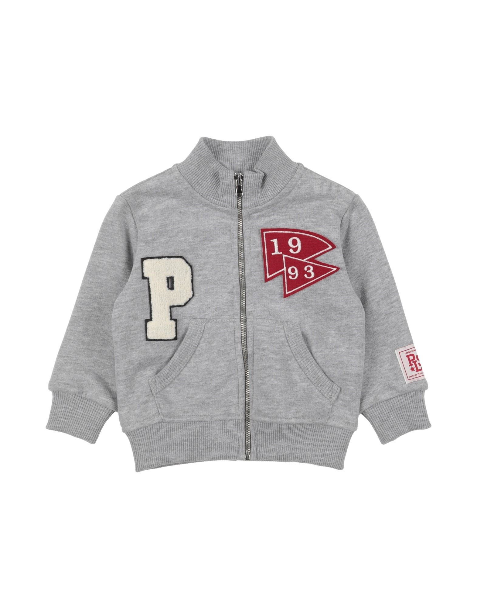 PLEASE Sweatshirt Kinder Hellgrau von PLEASE