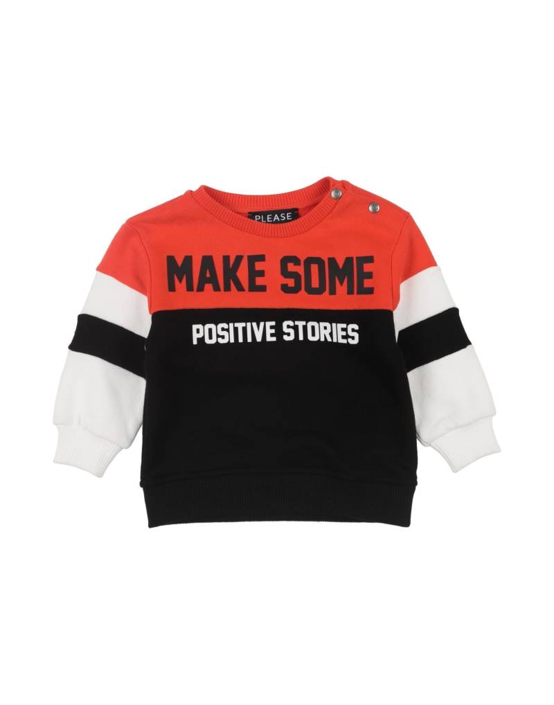 PLEASE Sweatshirt Kinder Orange von PLEASE