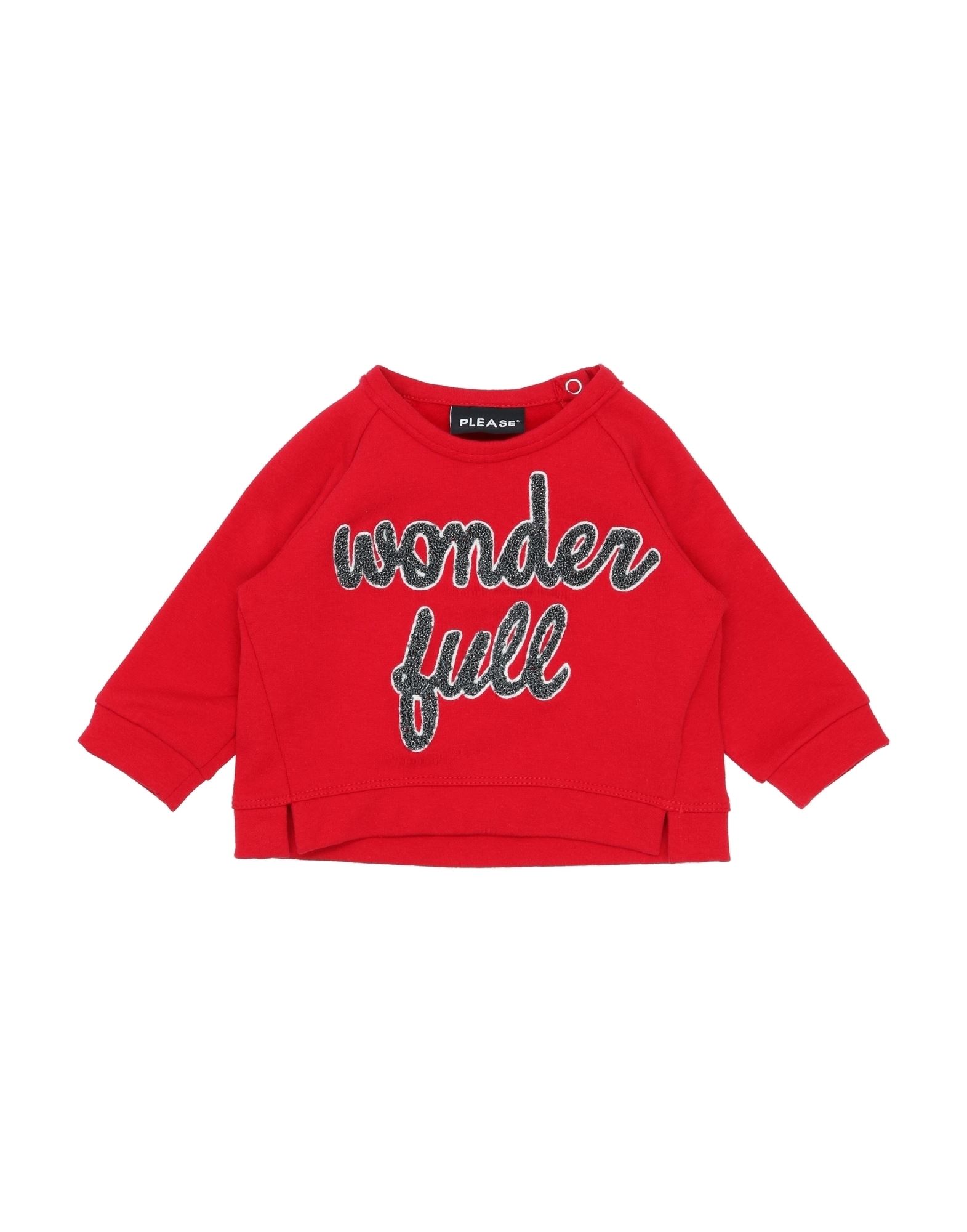 PLEASE Sweatshirt Kinder Rot von PLEASE