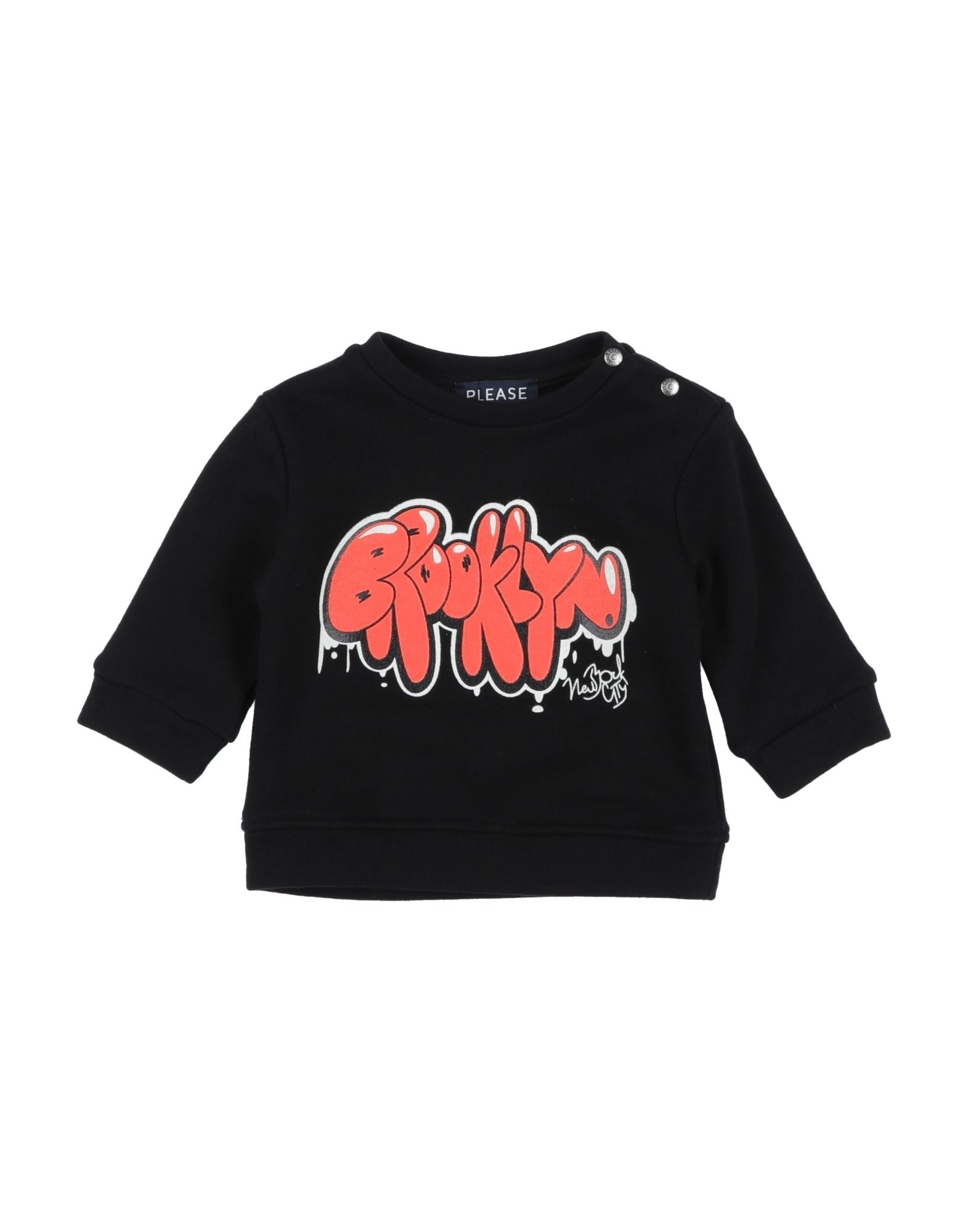 PLEASE Sweatshirt Kinder Schwarz von PLEASE