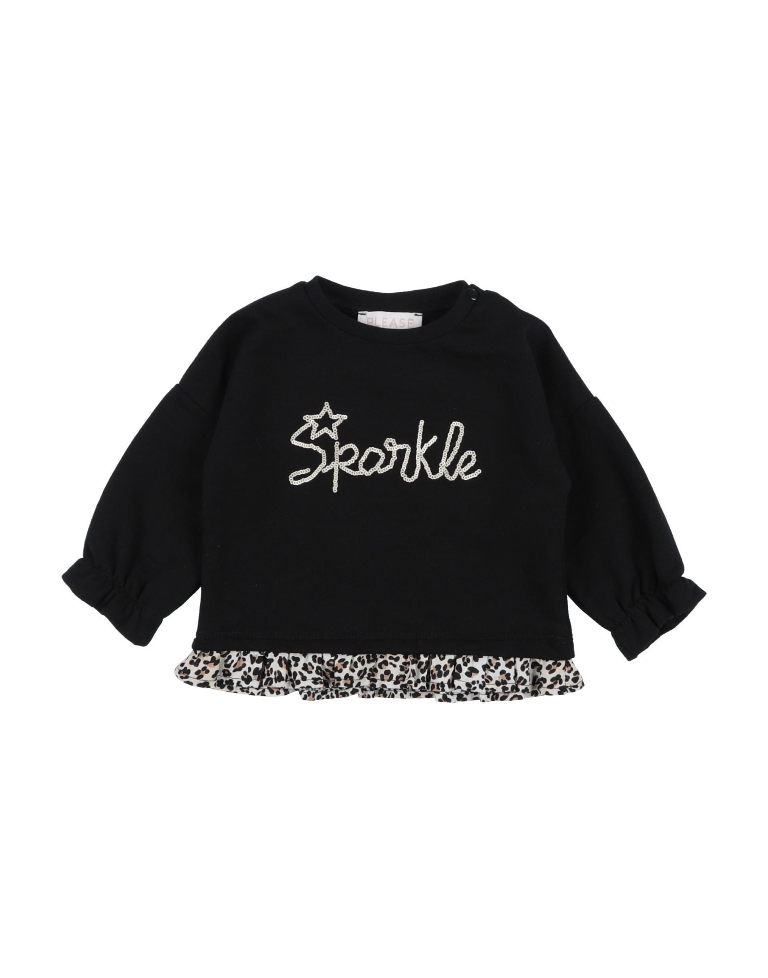 PLEASE Sweatshirt Kinder Schwarz von PLEASE