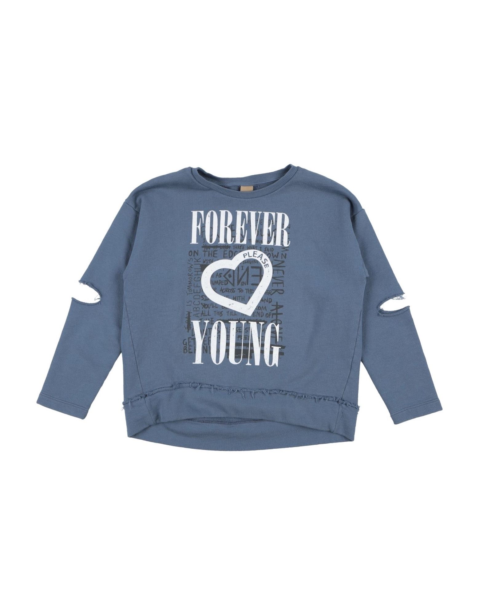 PLEASE Sweatshirt Kinder Taubenblau von PLEASE