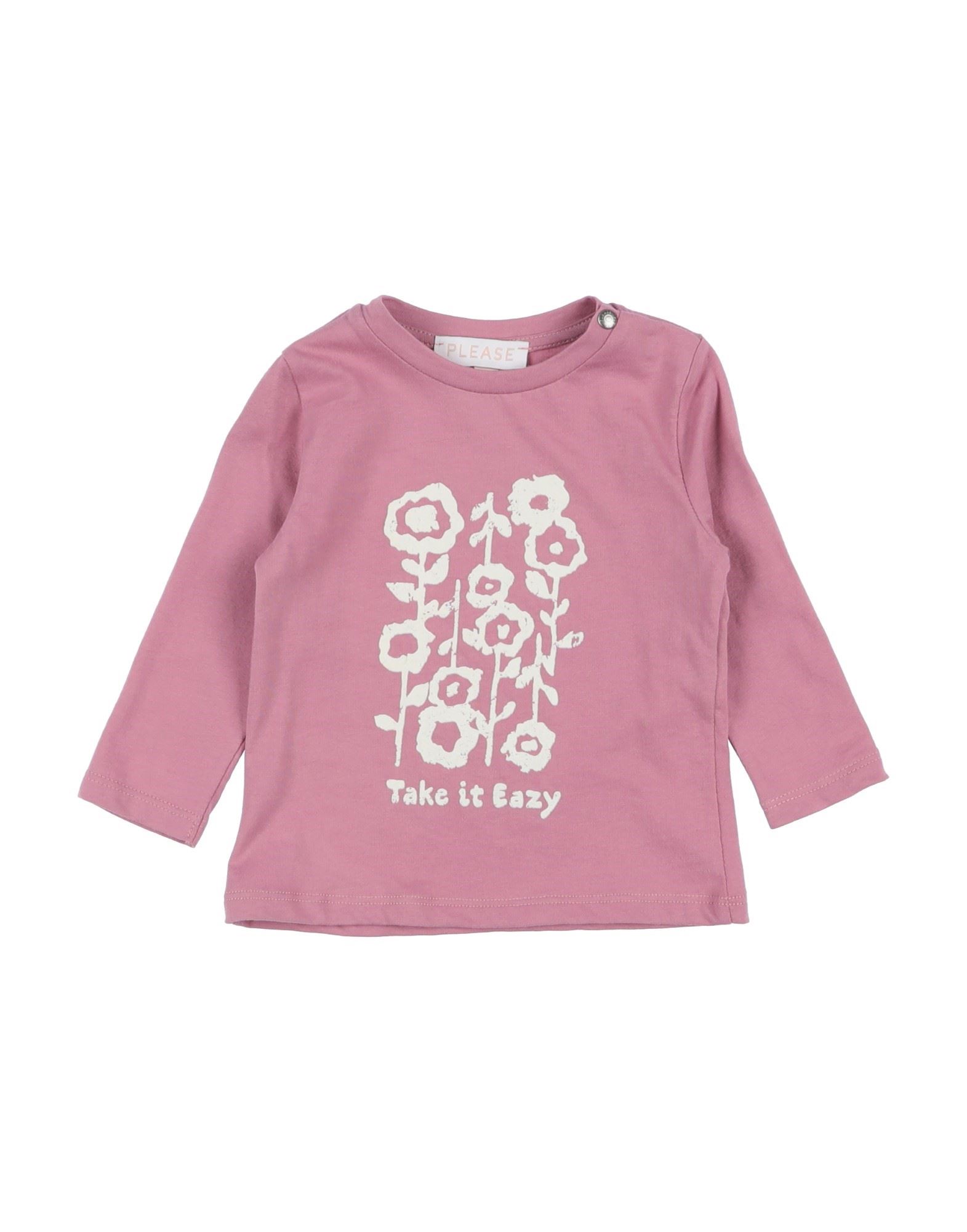 PLEASE T-shirts Kinder Altrosa von PLEASE