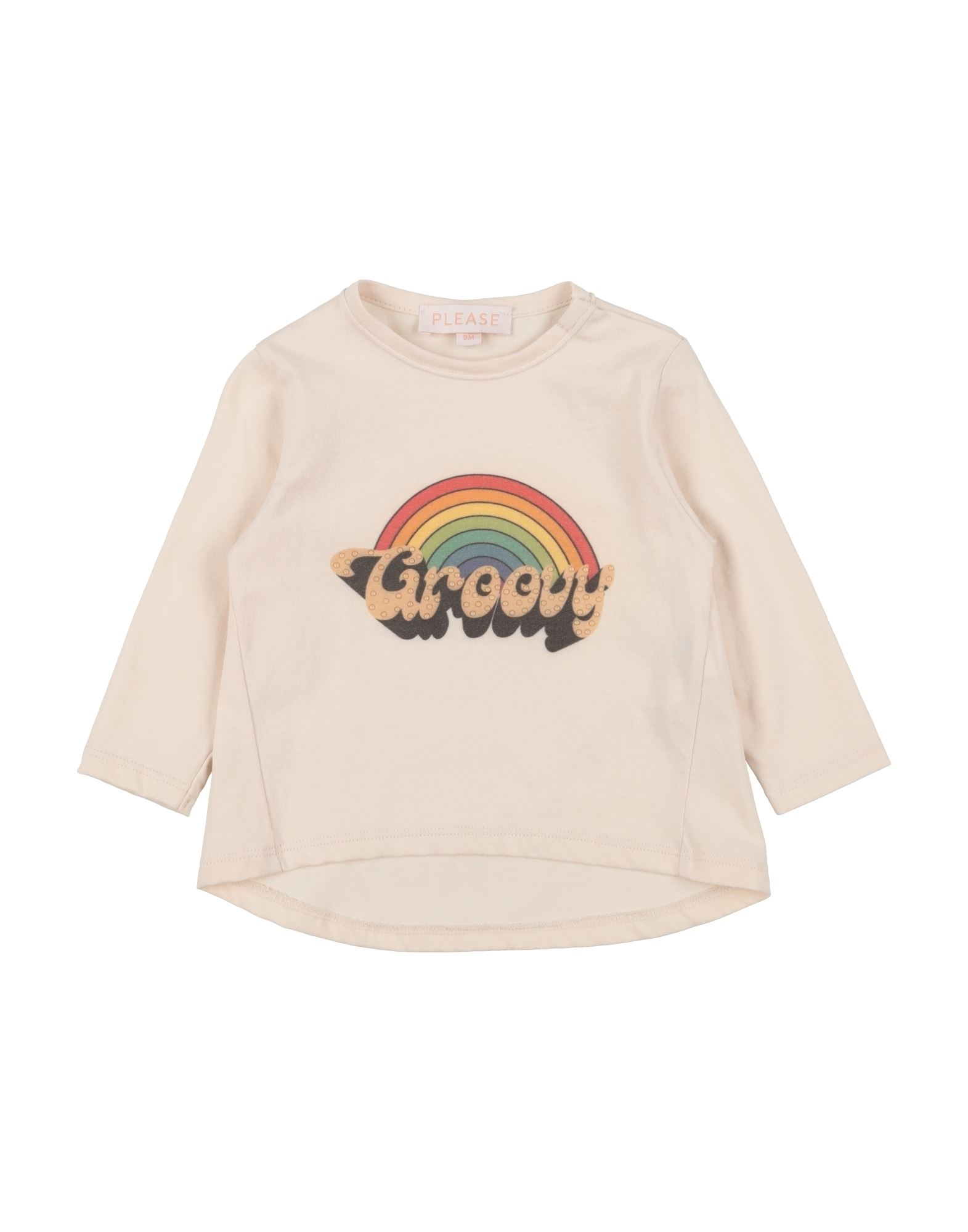 PLEASE T-shirts Kinder Beige von PLEASE