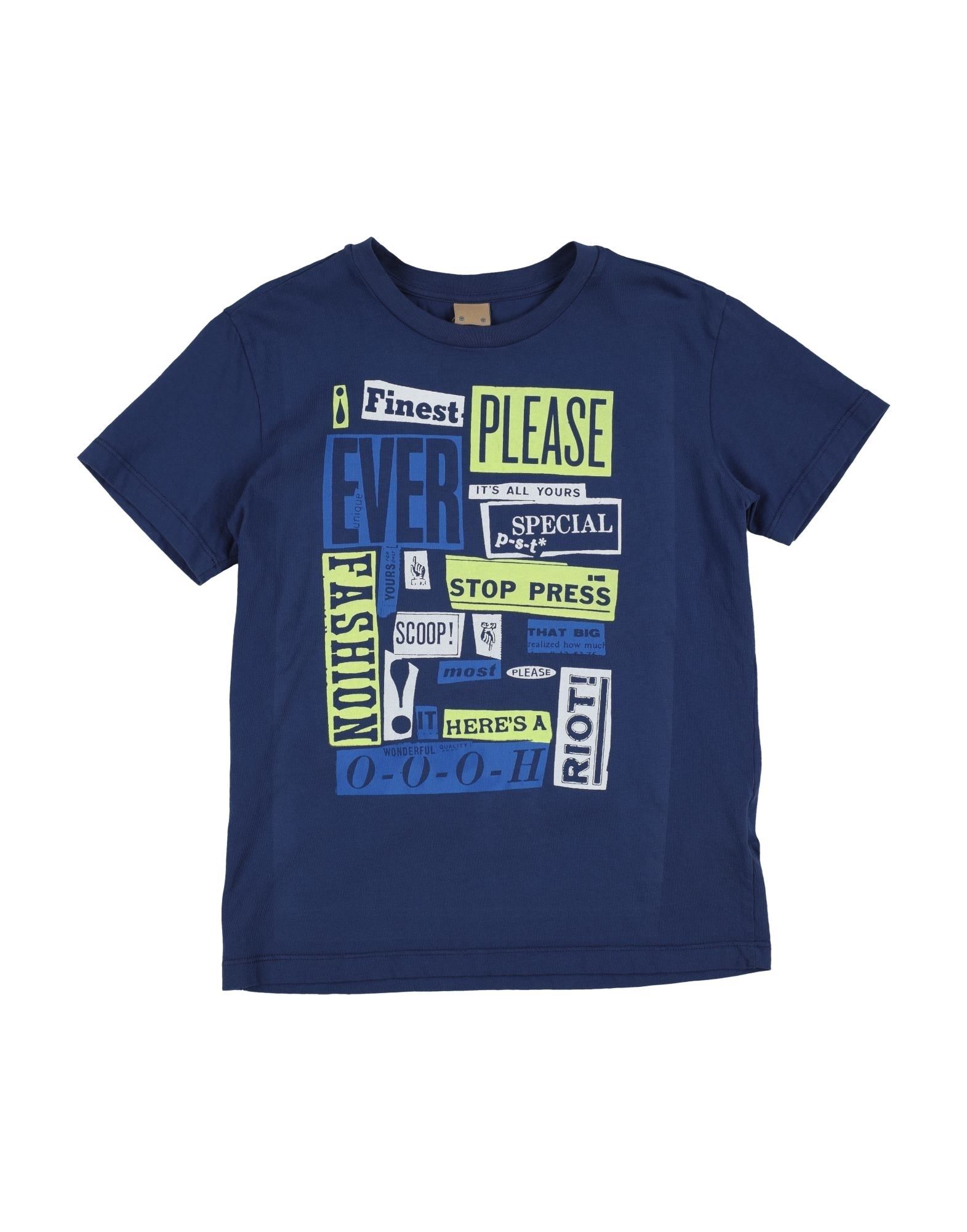 PLEASE T-shirts Kinder Blau von PLEASE