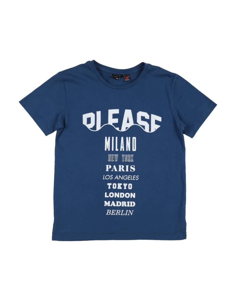 PLEASE T-shirts Kinder Blau von PLEASE