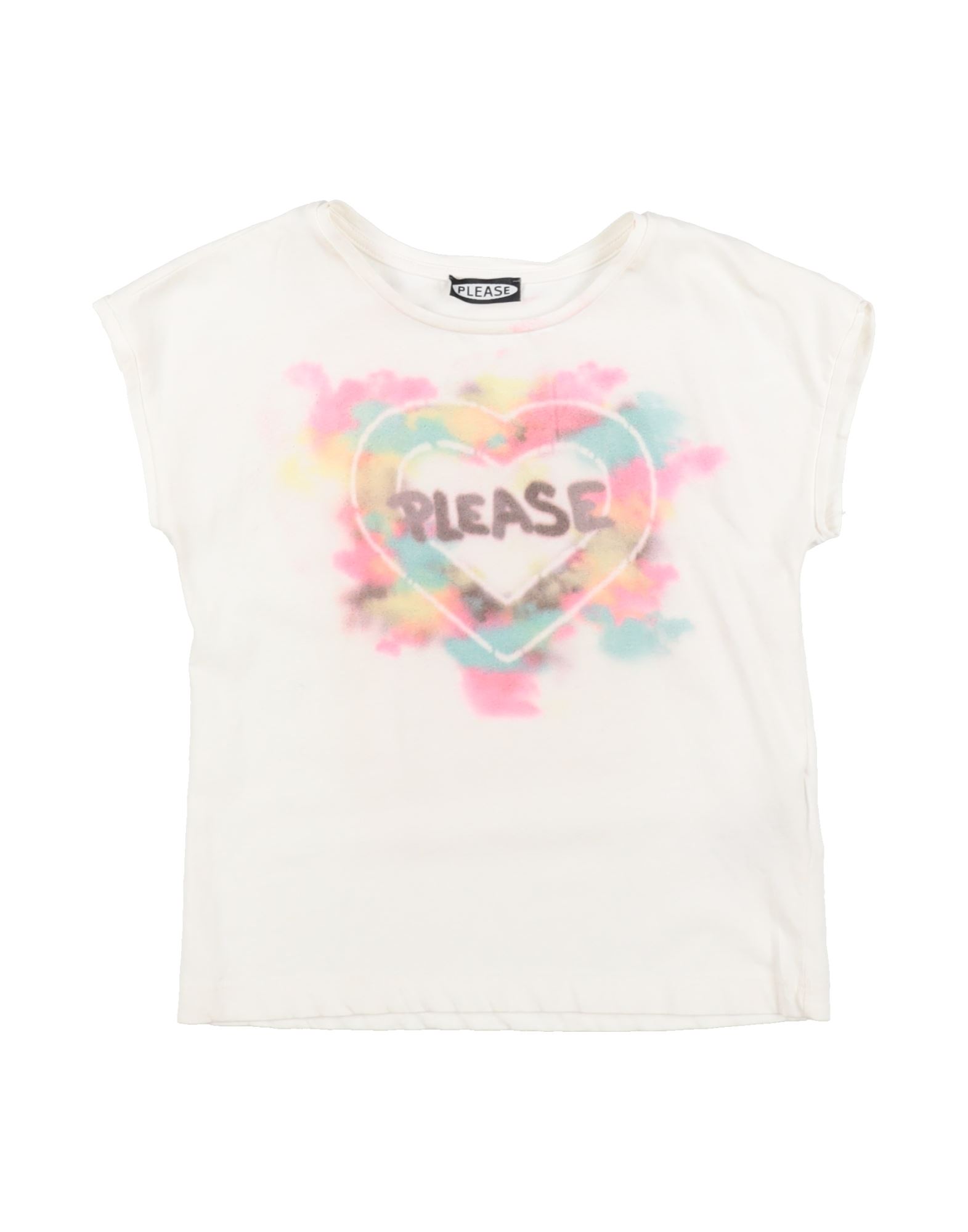 PLEASE T-shirts Kinder Elfenbein von PLEASE