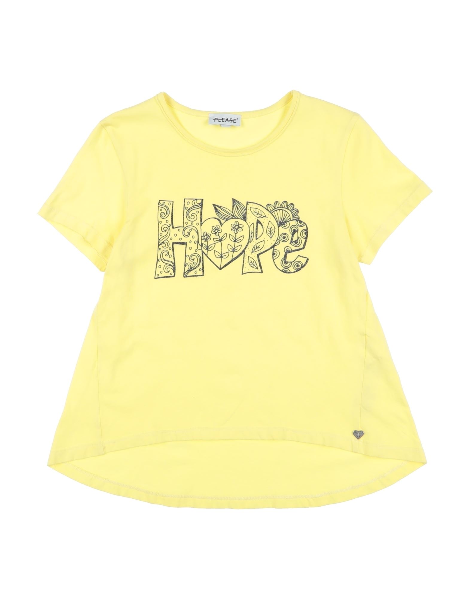 PLEASE T-shirts Kinder Gelb von PLEASE