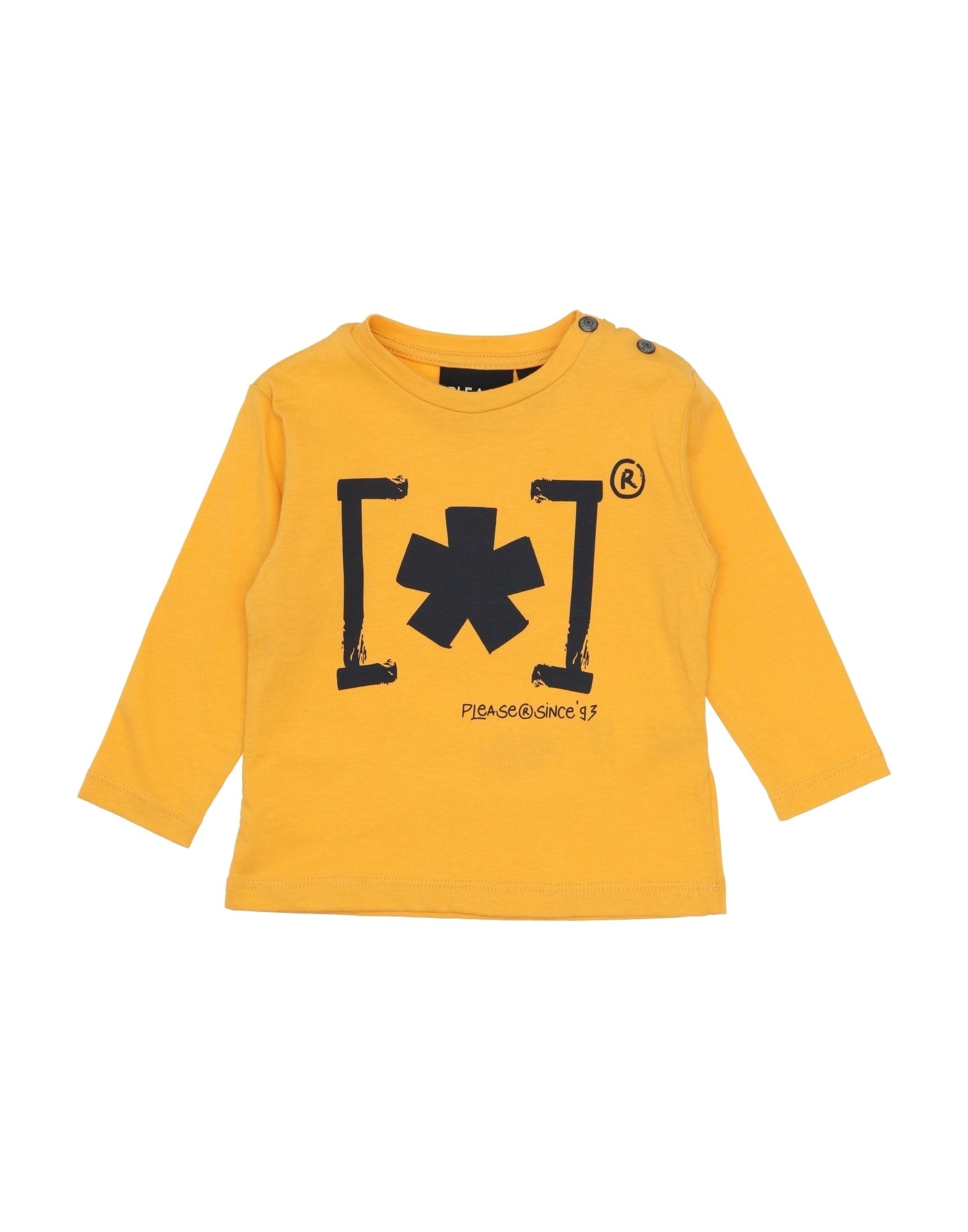 PLEASE T-shirts Kinder Gelb von PLEASE