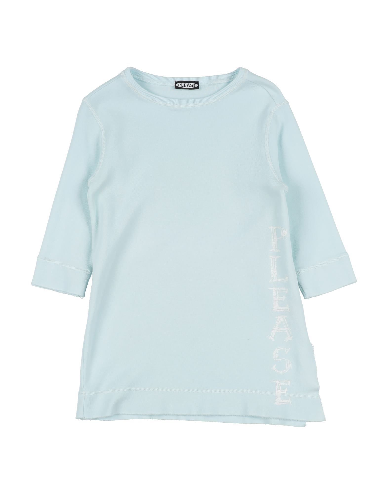 PLEASE T-shirts Kinder Himmelblau von PLEASE