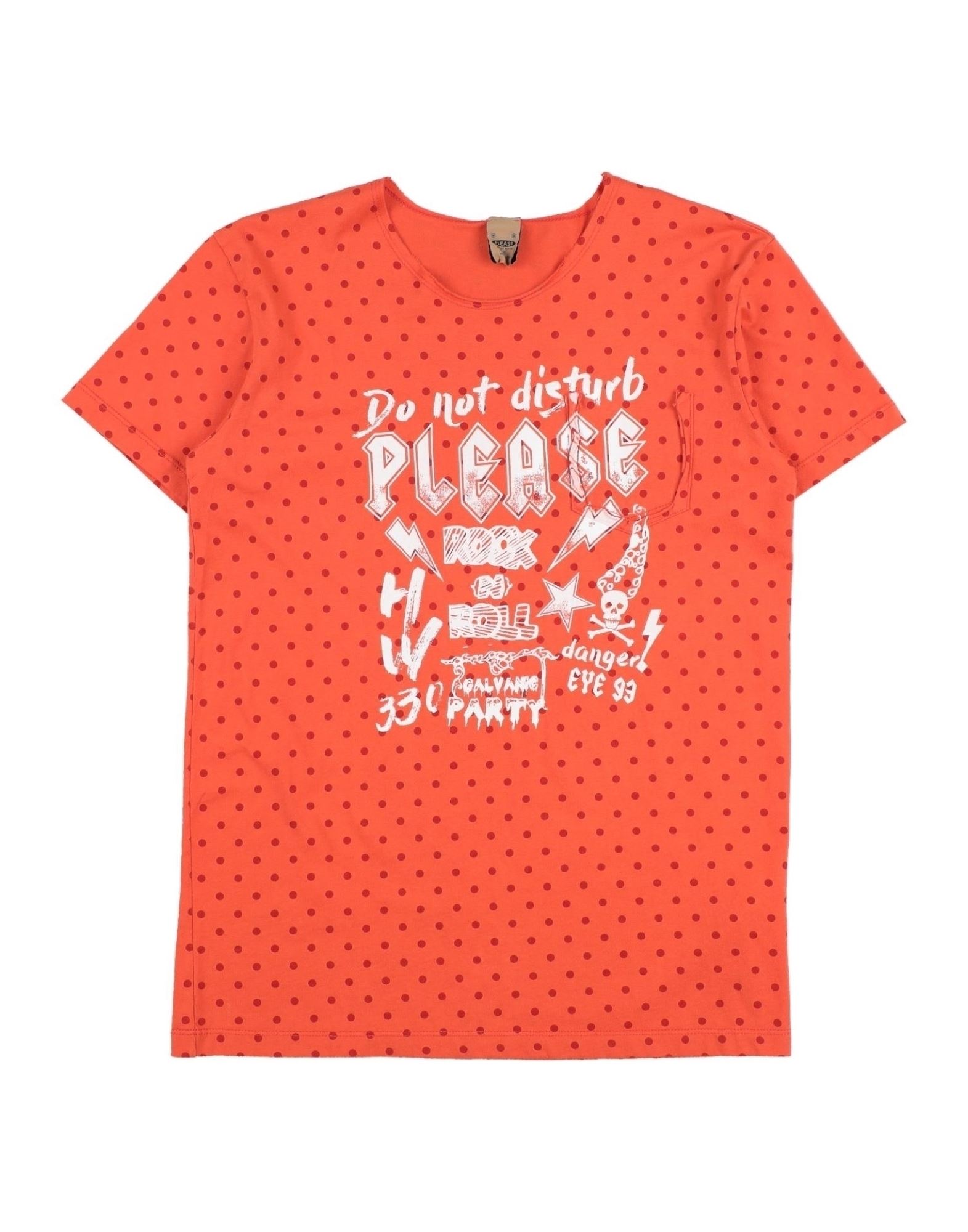 PLEASE T-shirts Kinder Orange von PLEASE