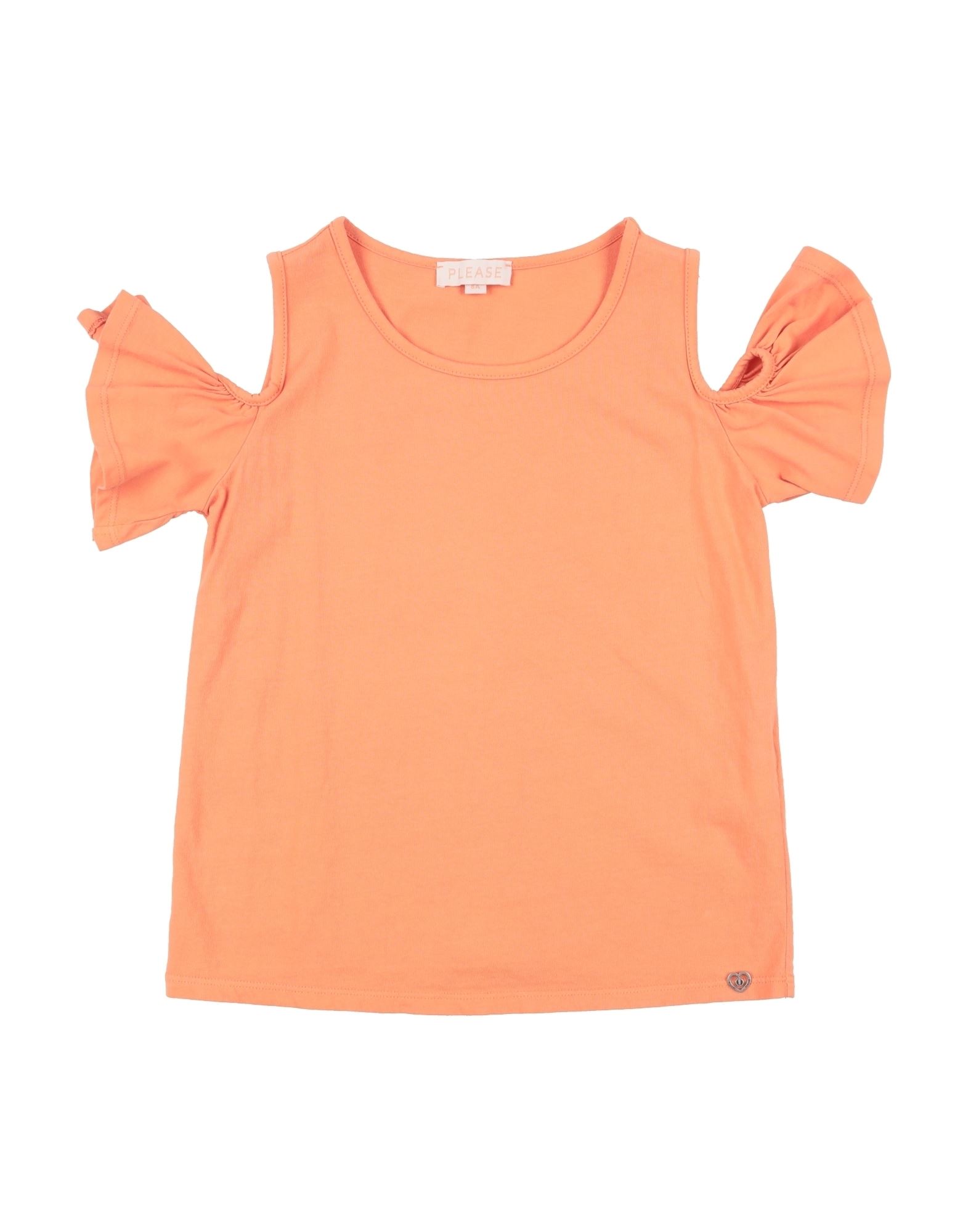PLEASE T-shirts Kinder Orange von PLEASE