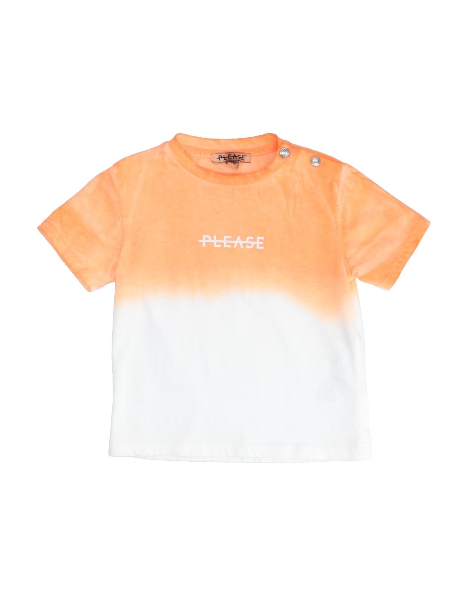 PLEASE T-shirts Kinder Orange von PLEASE