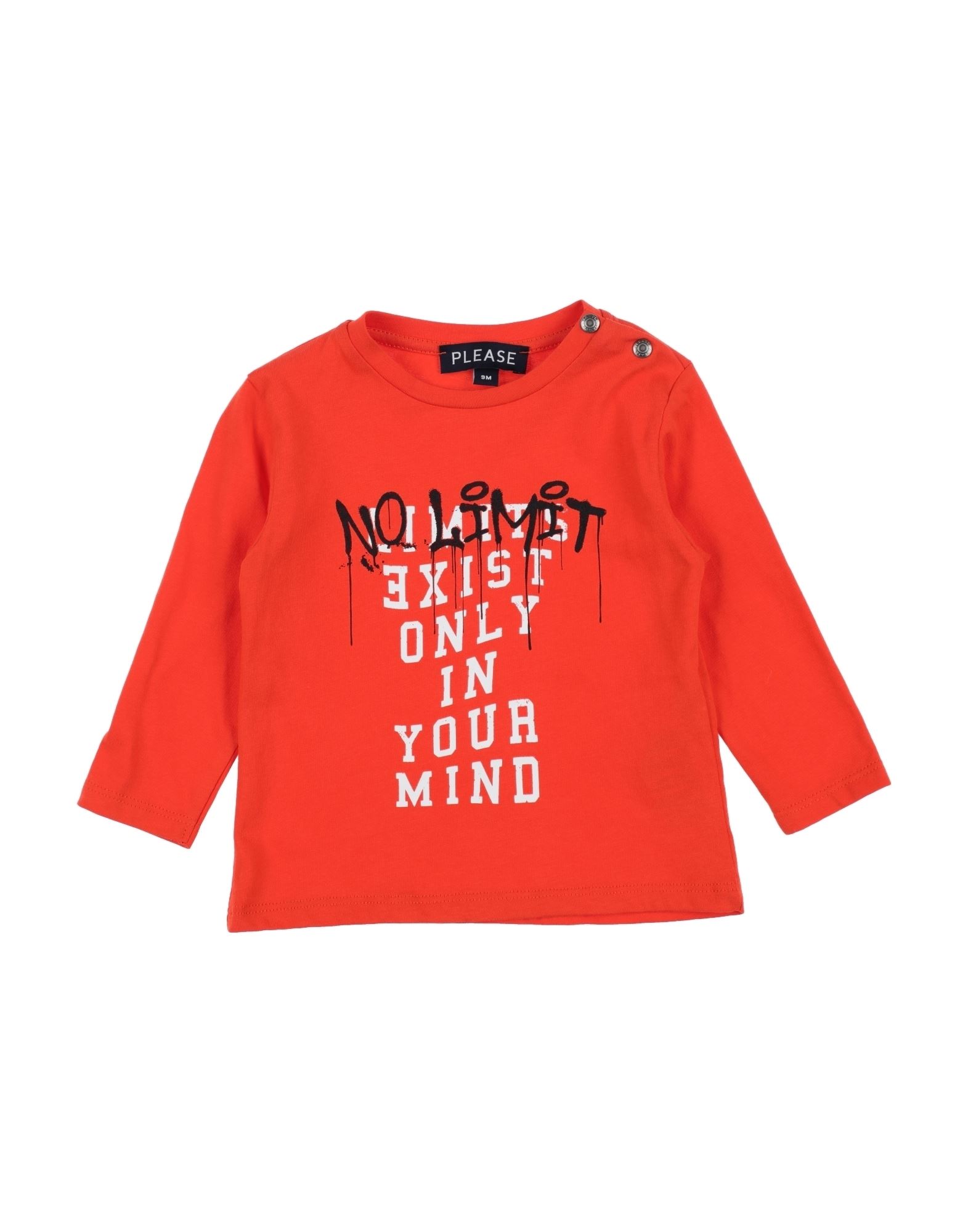 PLEASE T-shirts Kinder Orange von PLEASE