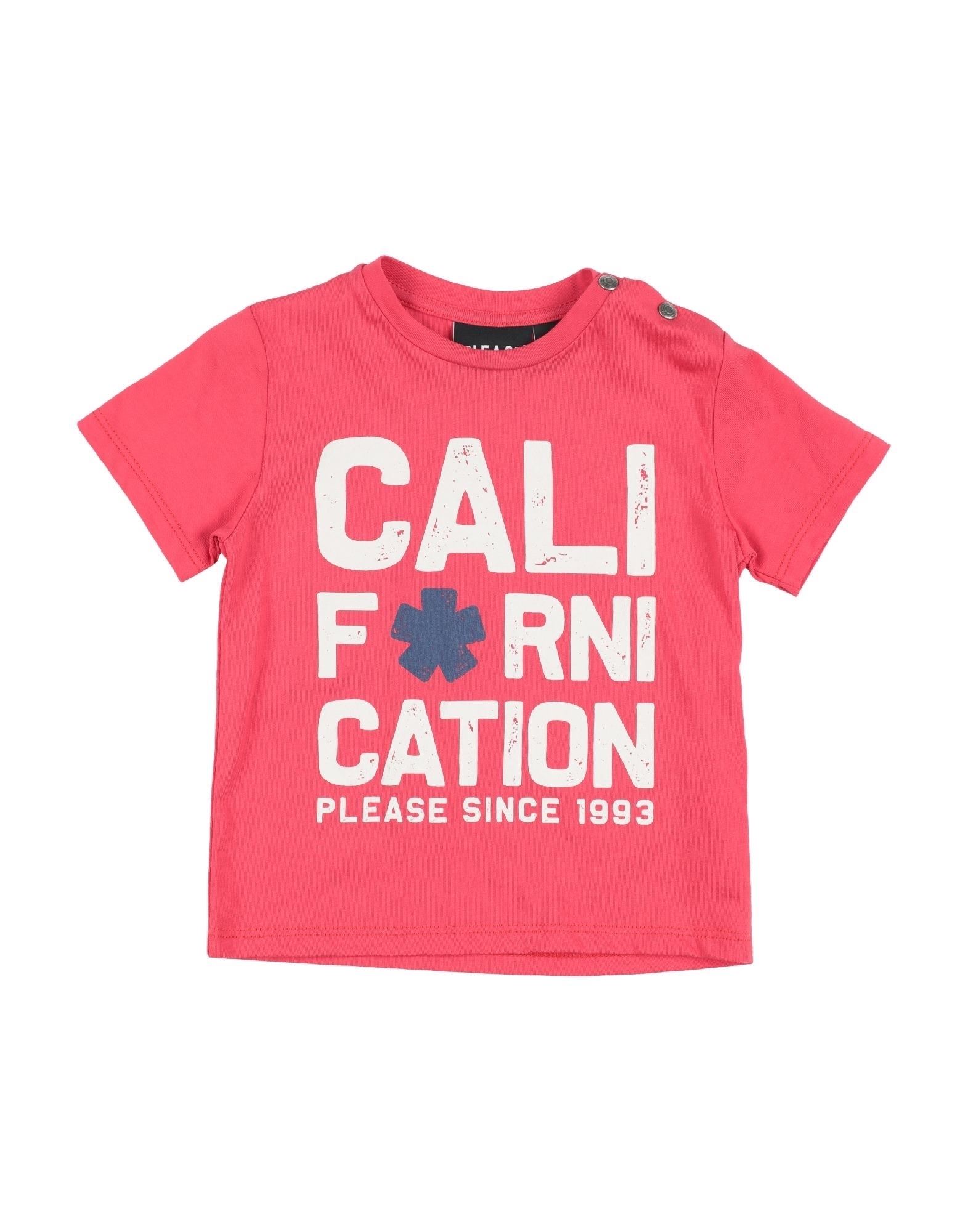 PLEASE T-shirts Kinder Rot von PLEASE