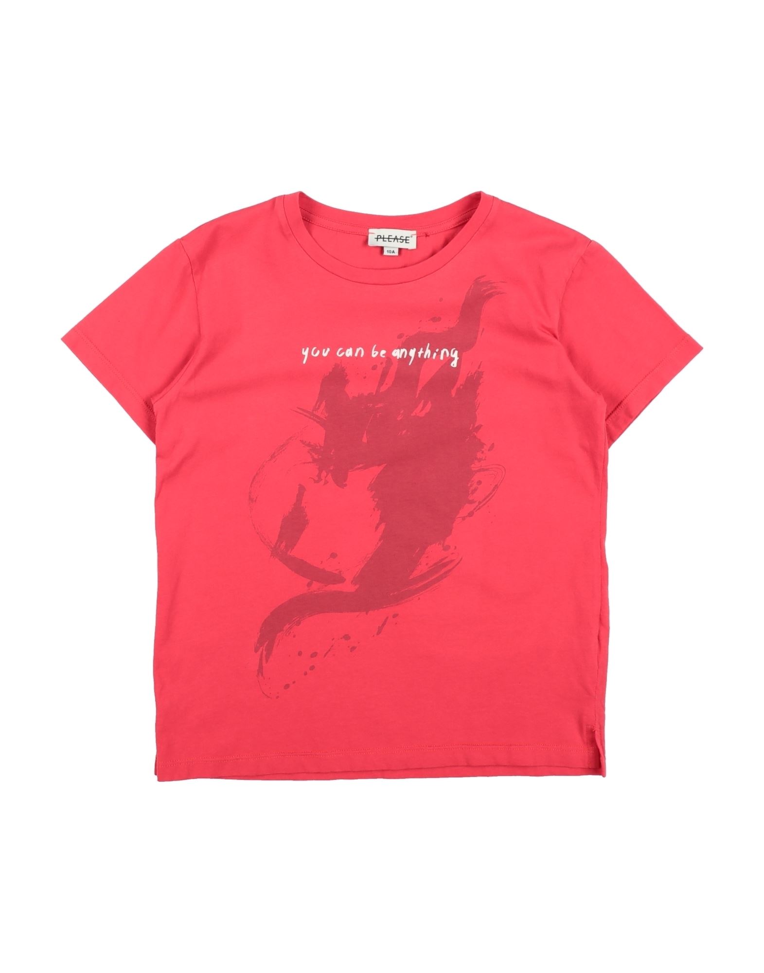 PLEASE T-shirts Kinder Rot von PLEASE