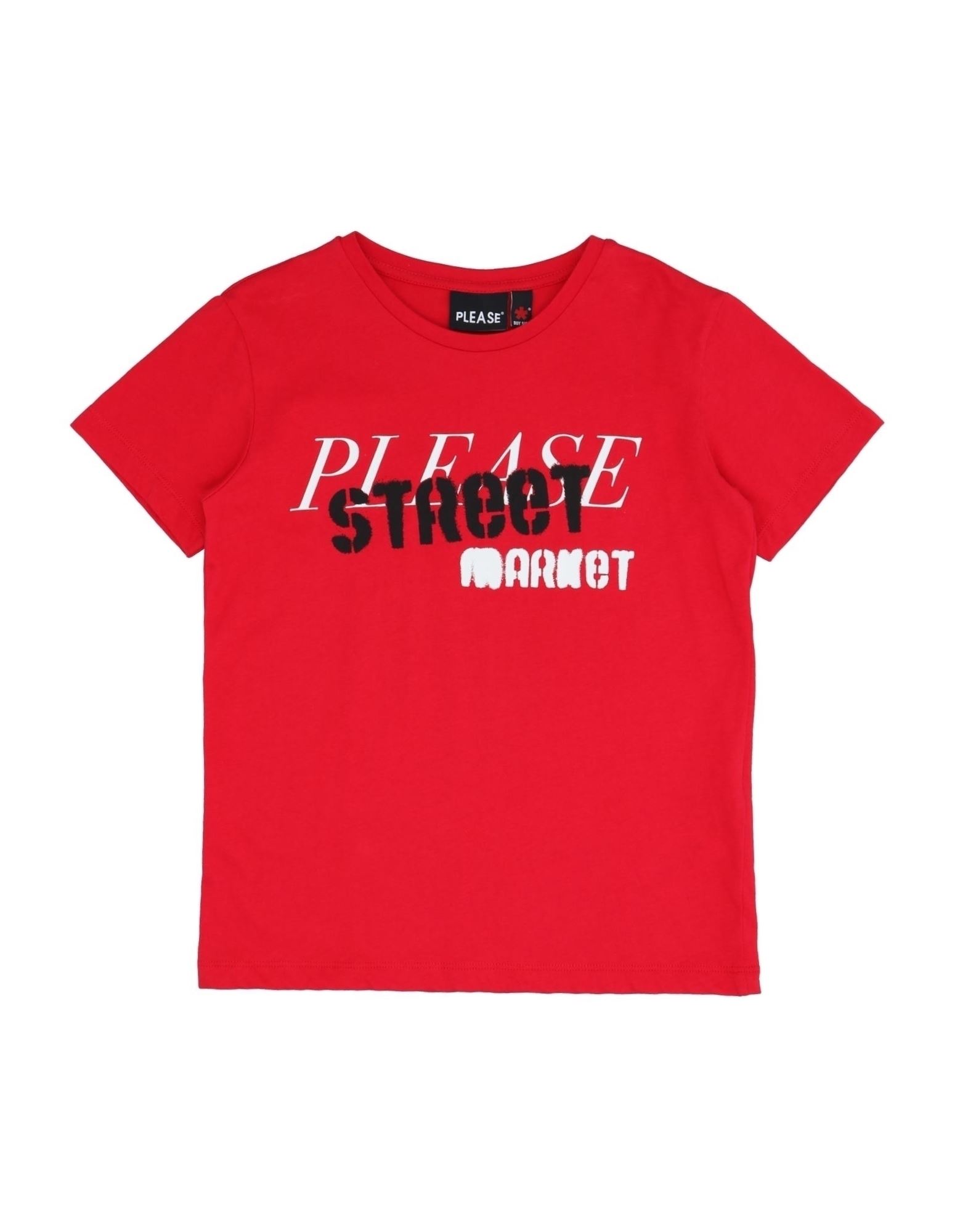 PLEASE T-shirts Kinder Rot von PLEASE