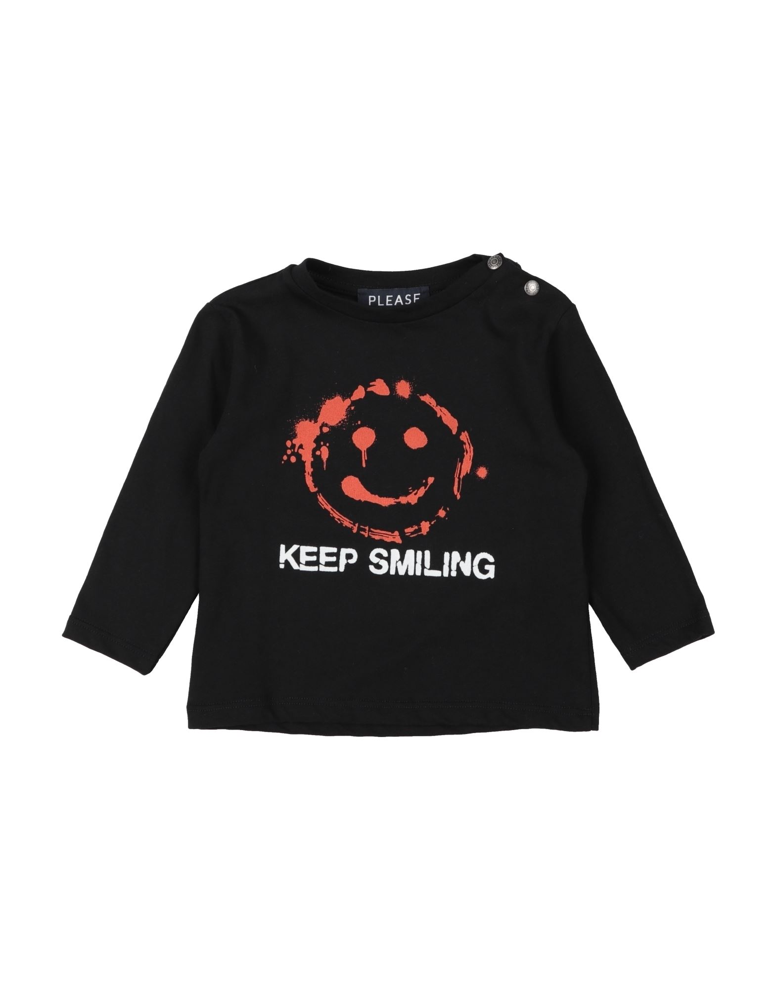 PLEASE T-shirts Kinder Schwarz von PLEASE