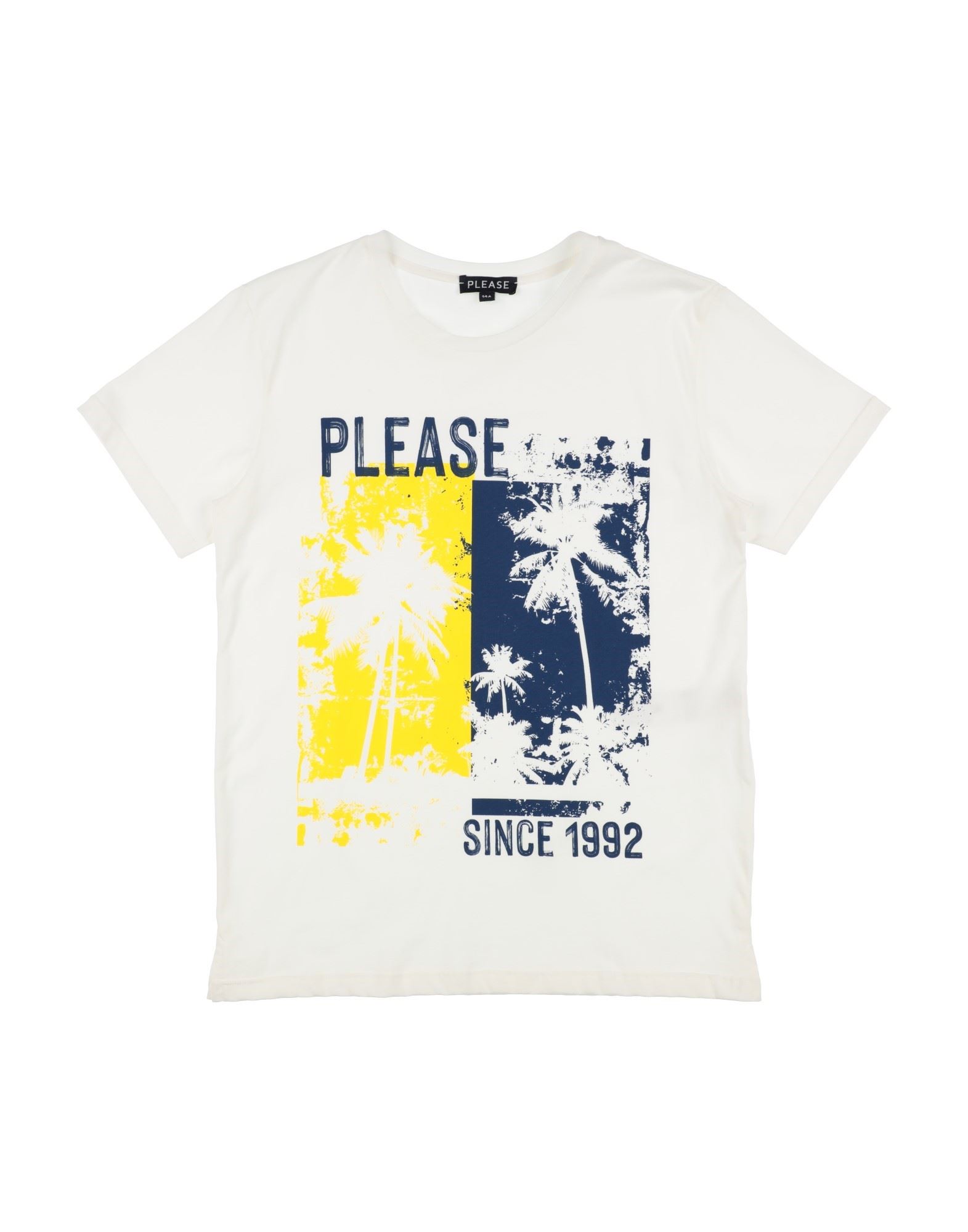 PLEASE T-shirts Kinder Weiß von PLEASE