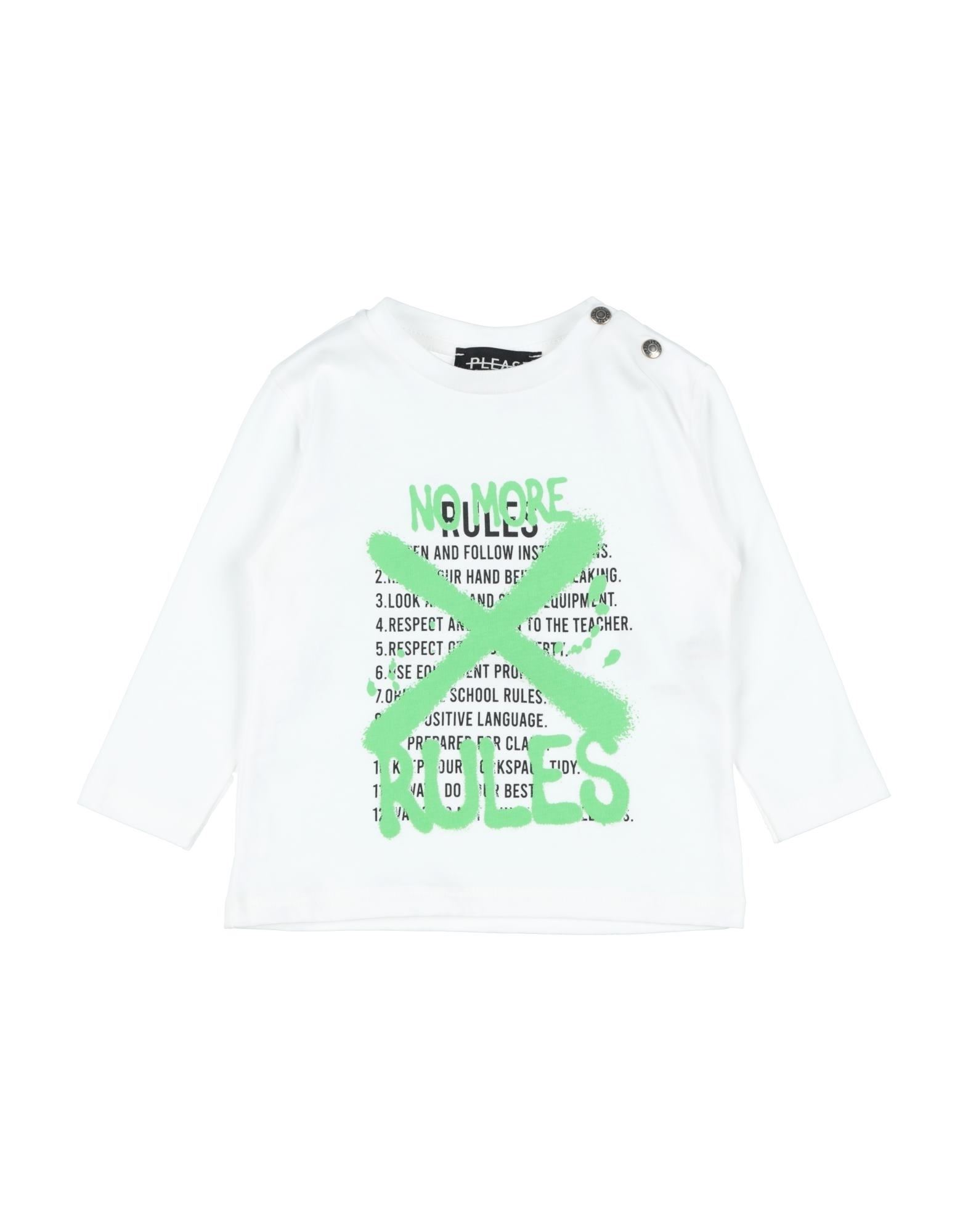 PLEASE T-shirts Kinder Weiß von PLEASE