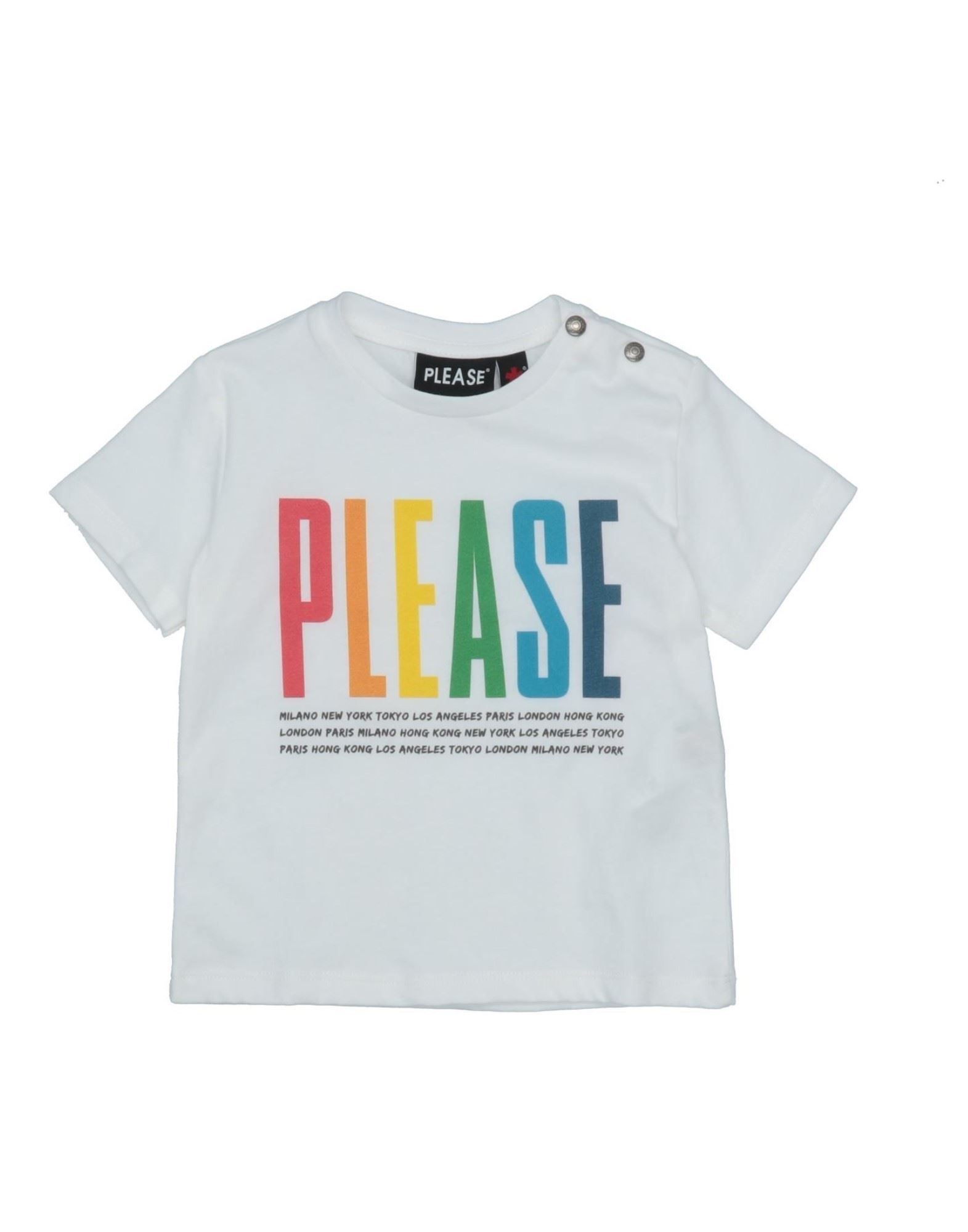 PLEASE T-shirts Kinder Weiß von PLEASE