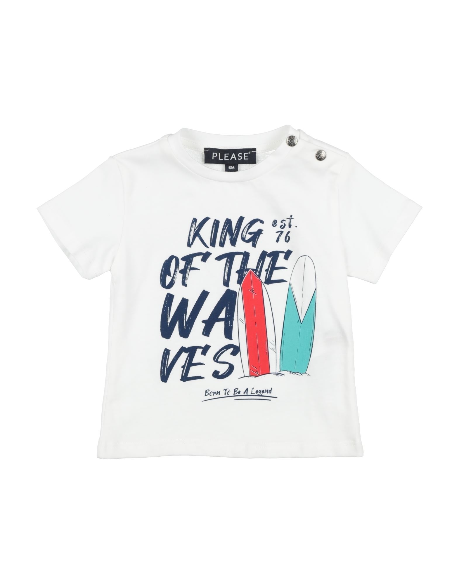 PLEASE T-shirts Kinder Weiß von PLEASE