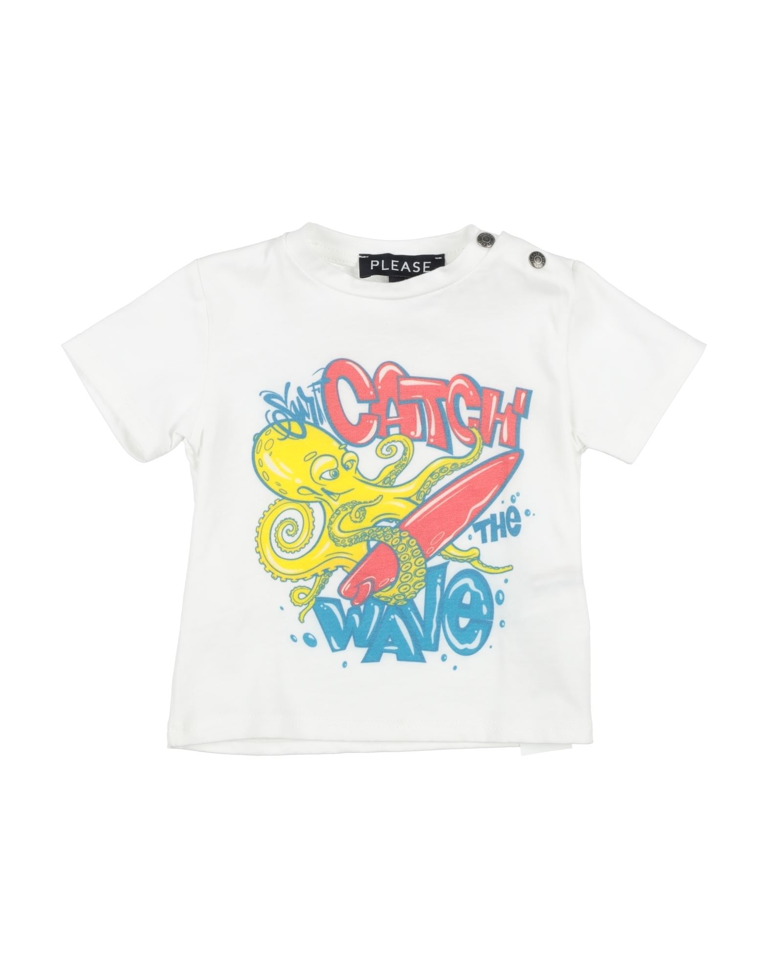 PLEASE T-shirts Kinder Weiß von PLEASE