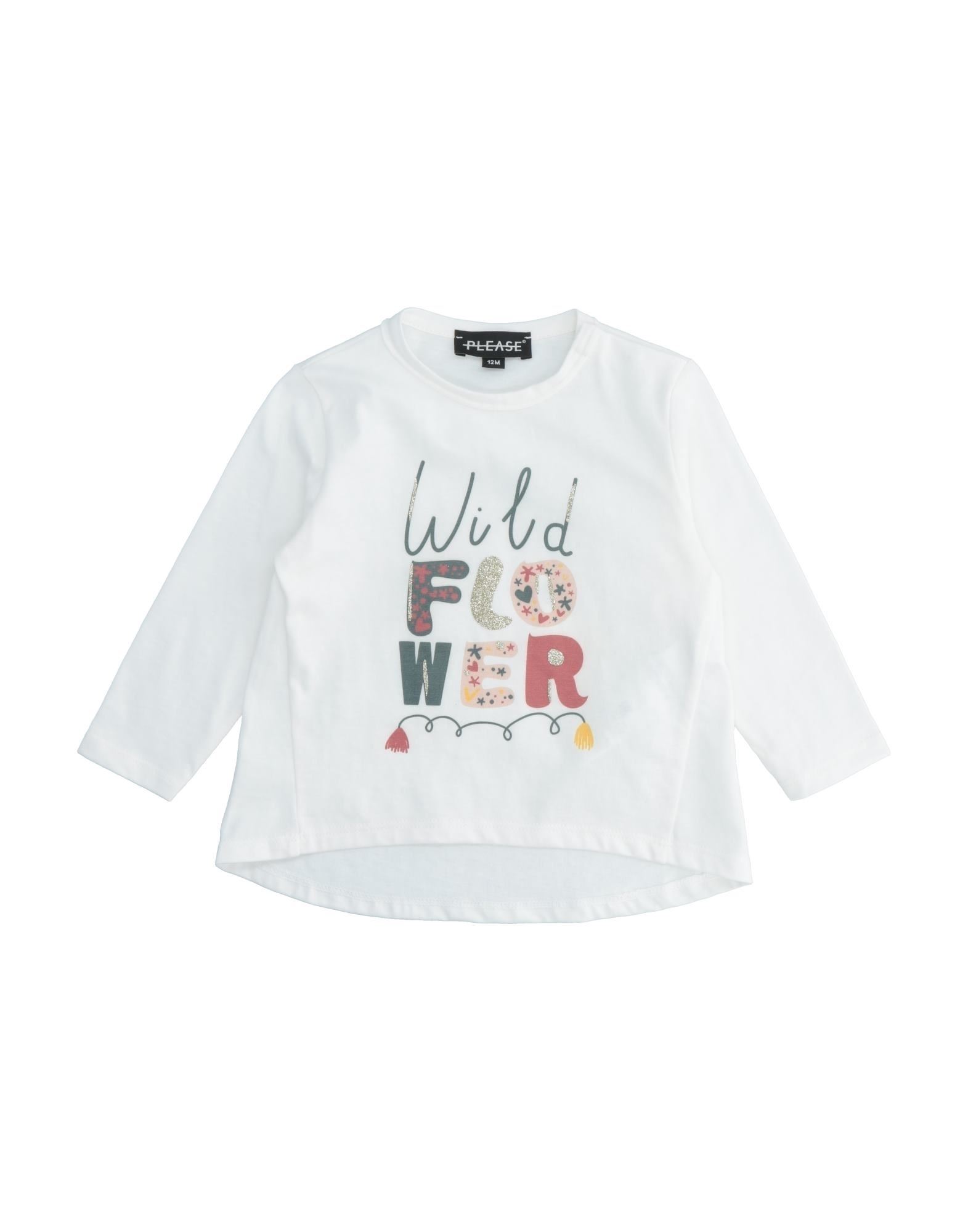 PLEASE T-shirts Kinder Weiß von PLEASE