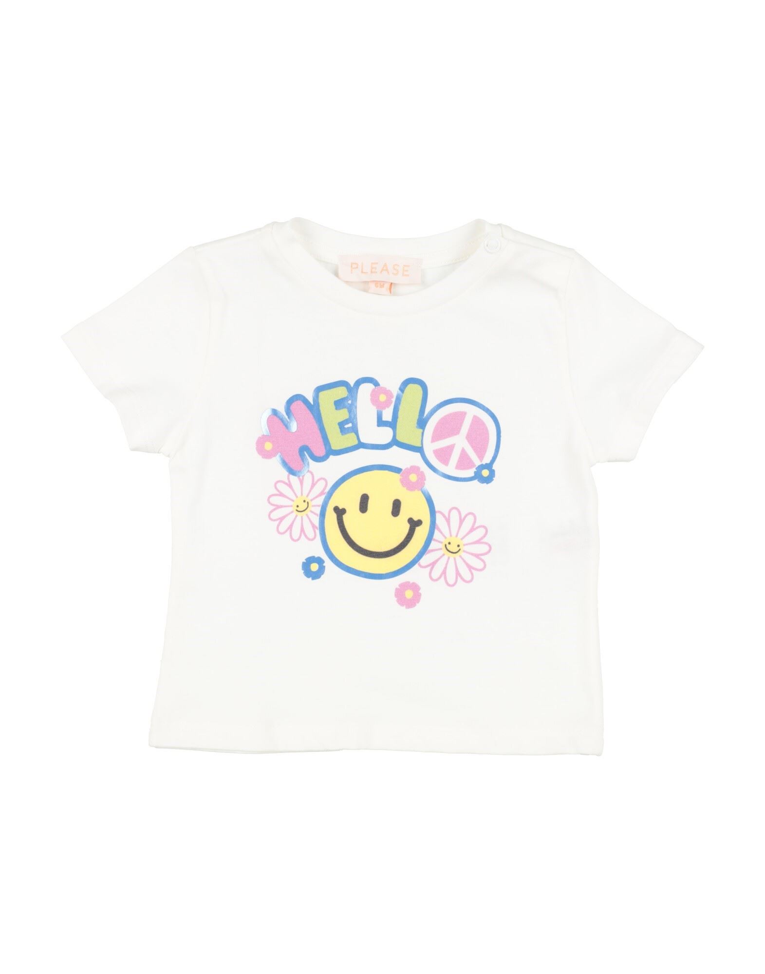 PLEASE T-shirts Kinder Weiß von PLEASE