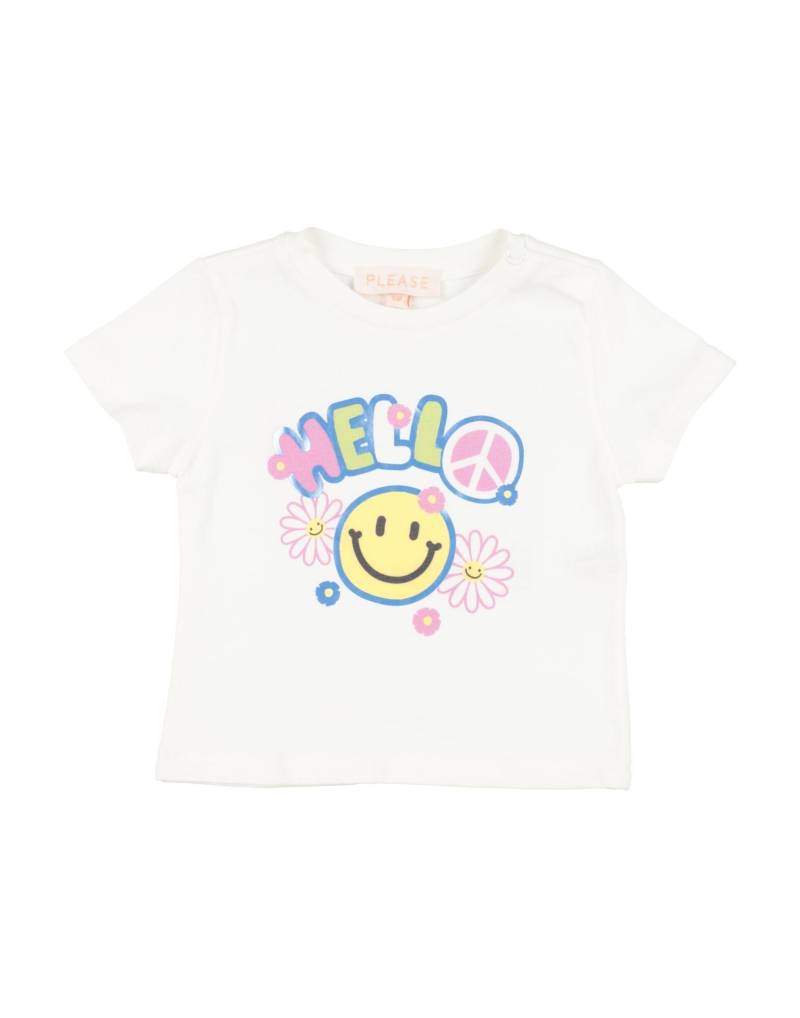 PLEASE T-shirts Kinder Weiß von PLEASE