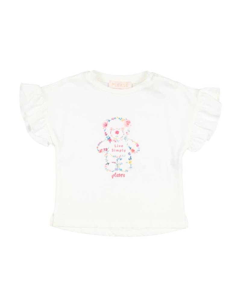 PLEASE T-shirts Kinder Weiß von PLEASE