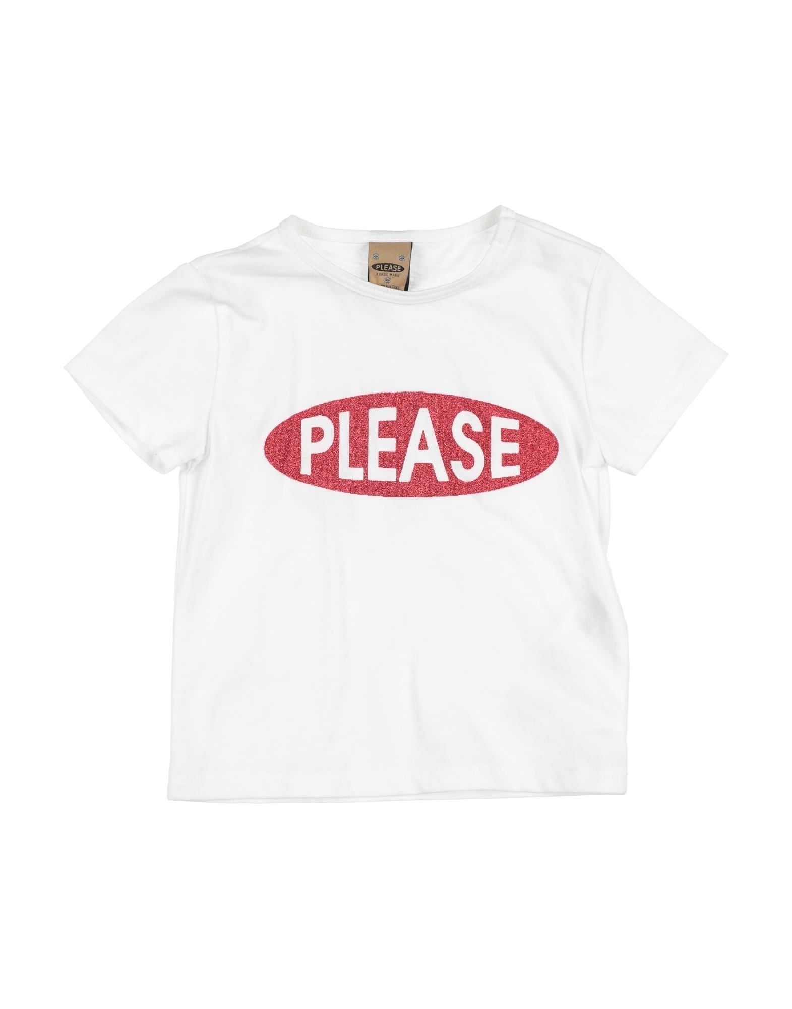 PLEASE T-shirts Kinder Weiß PLEASE T-shirts Kinder Weiß von PLEASE
