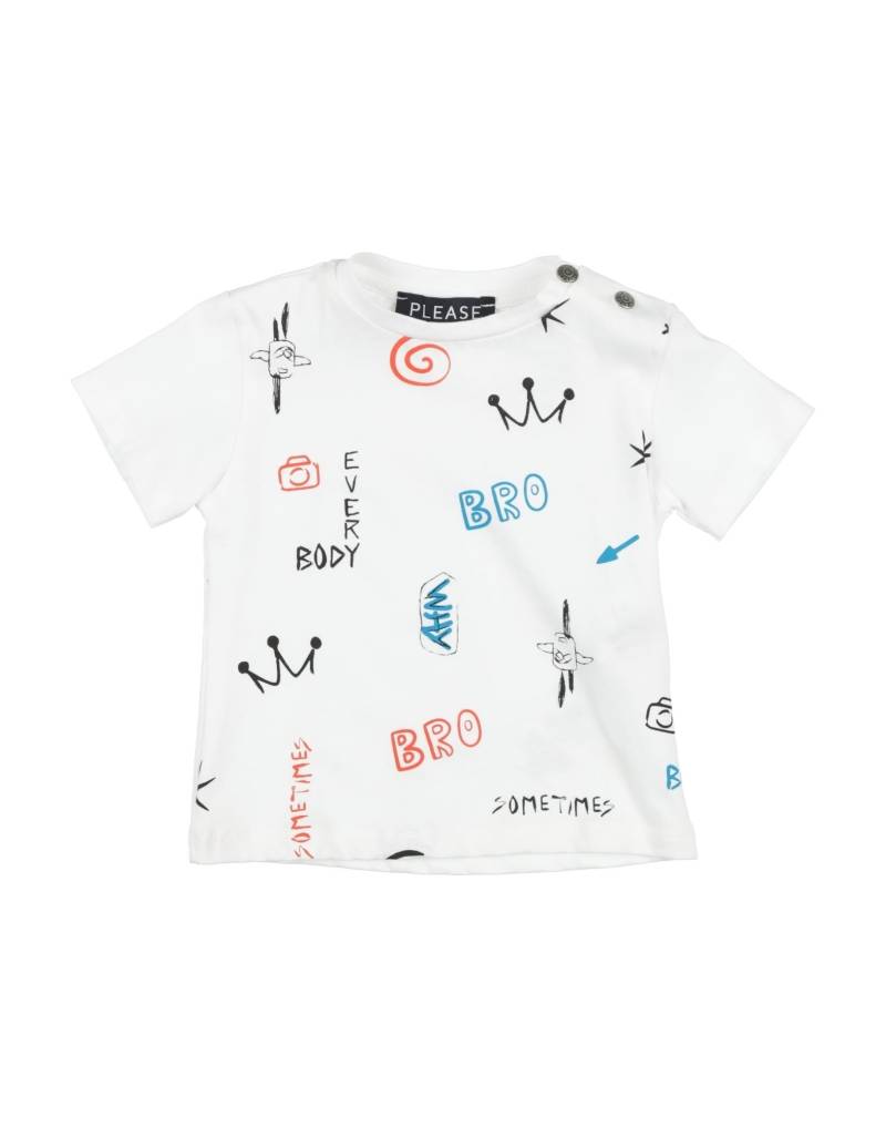 PLEASE T-shirts Kinder Weiß von PLEASE